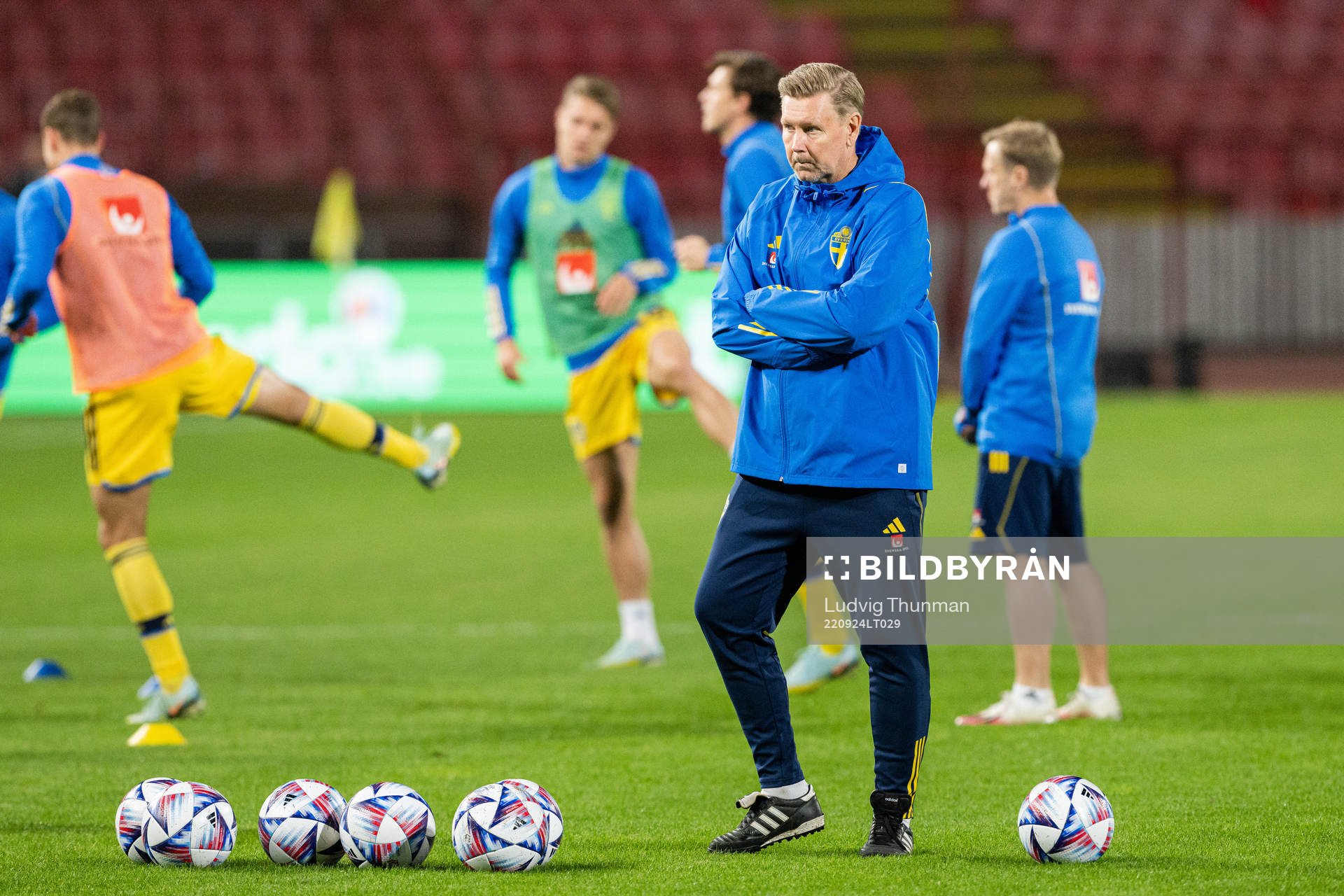 Assistant coach Peter Wettergren of Sweden