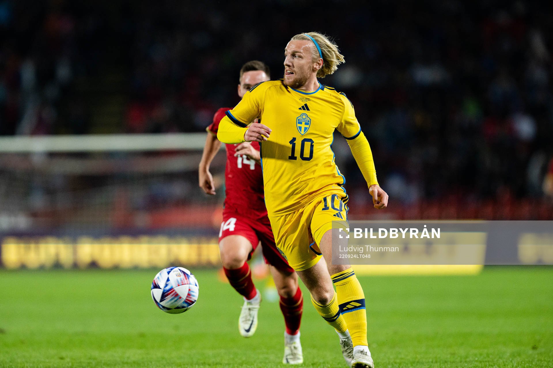 Emil Forsberg of Sweden
