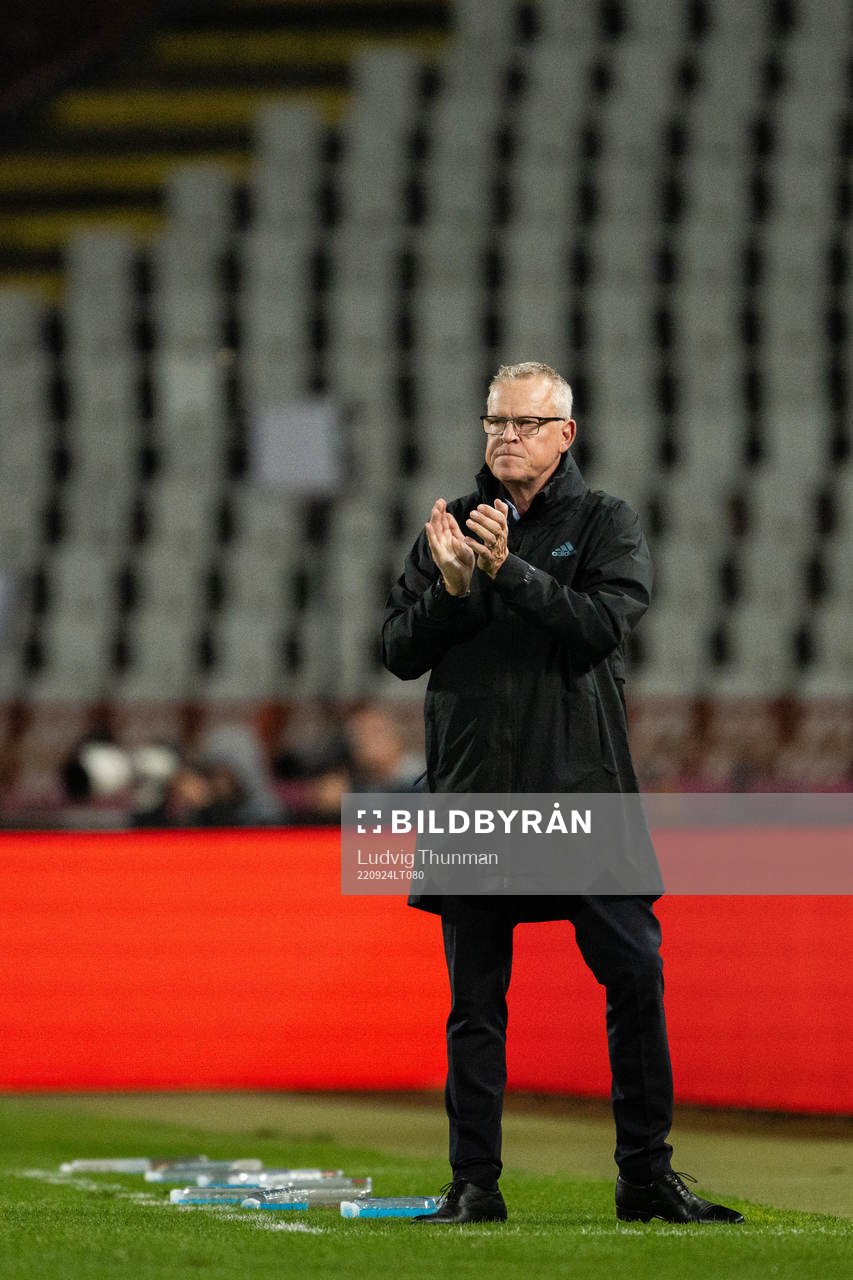 Head coach Janne Andersson of Sweden
