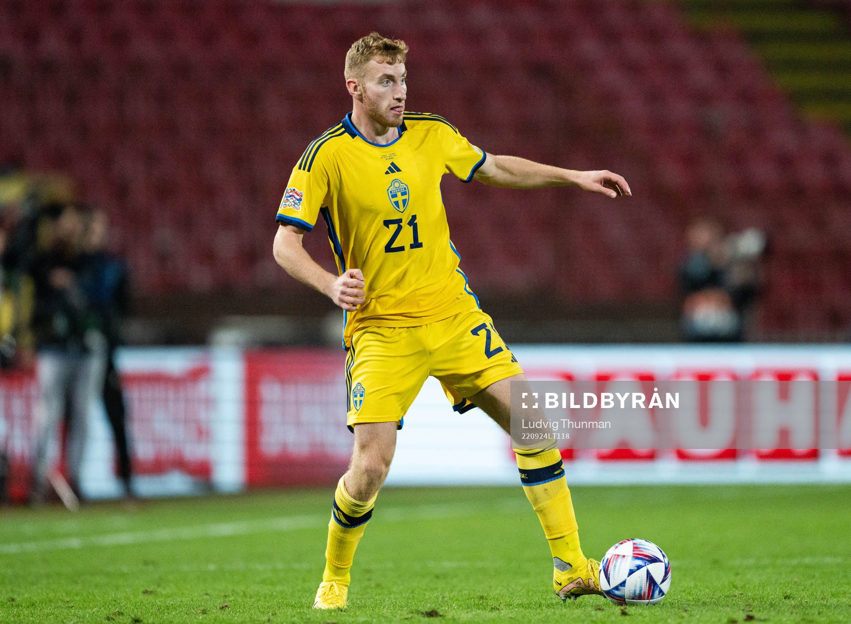 Dejan Kulusevski of Sweden