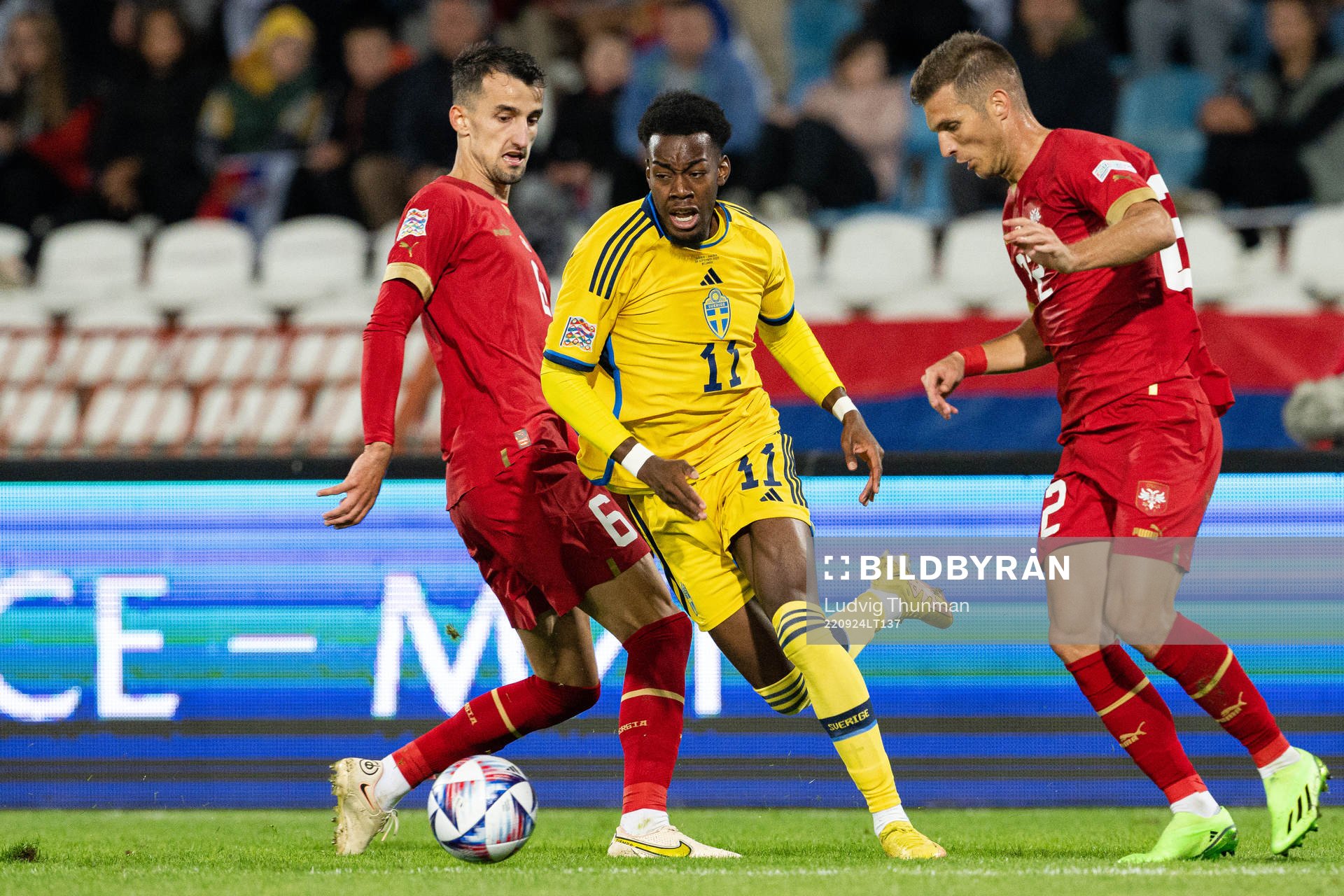 Anthony Elanga of Sweden