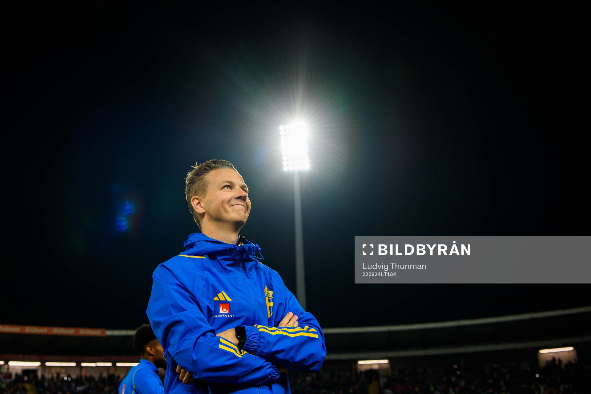 Goalkeeper coach Maths Elfvendal ahead of the Nations League between Serbia and Sweden on September 24, 2022 in Belgrade. 