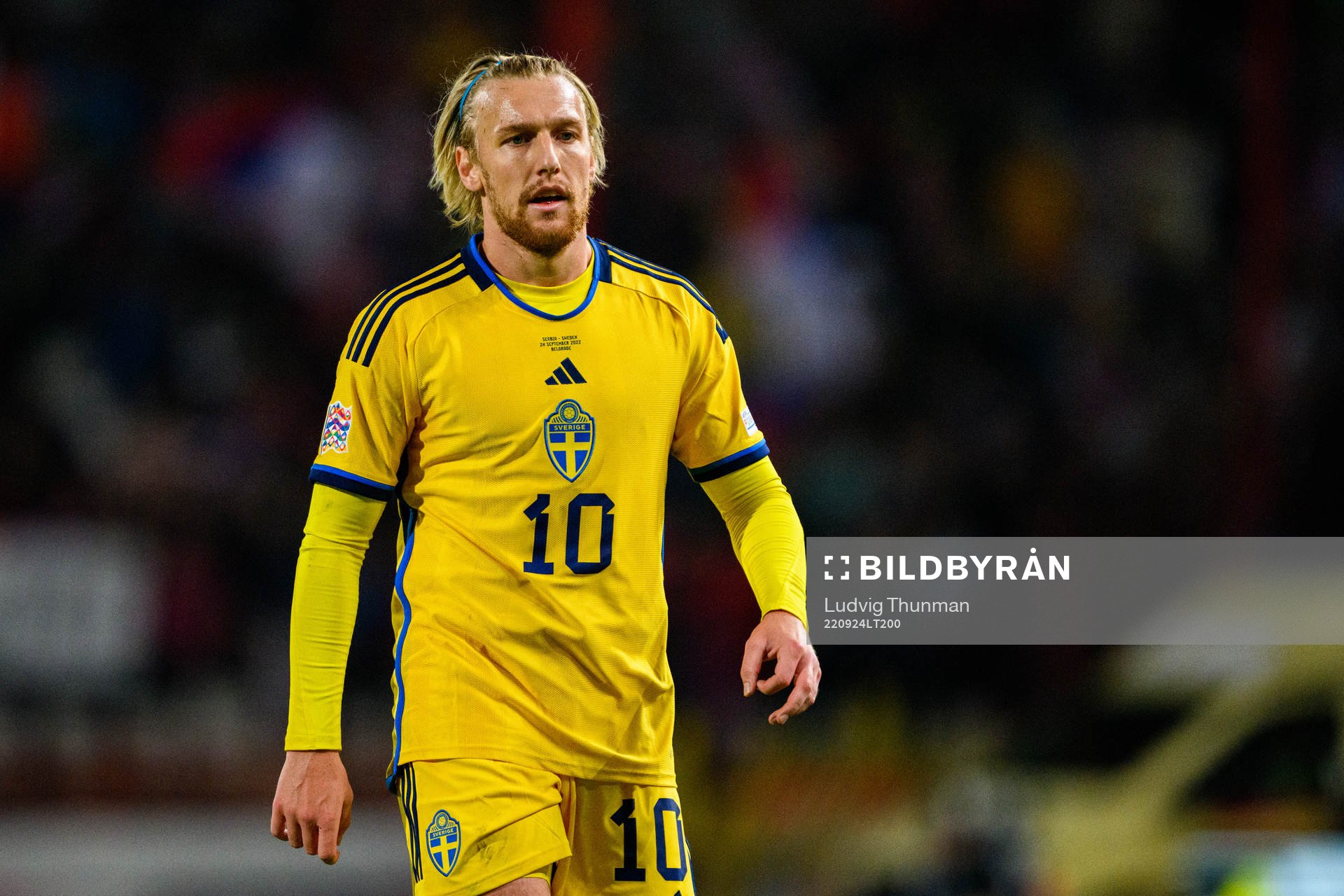 Emil Forsberg of Sweden
