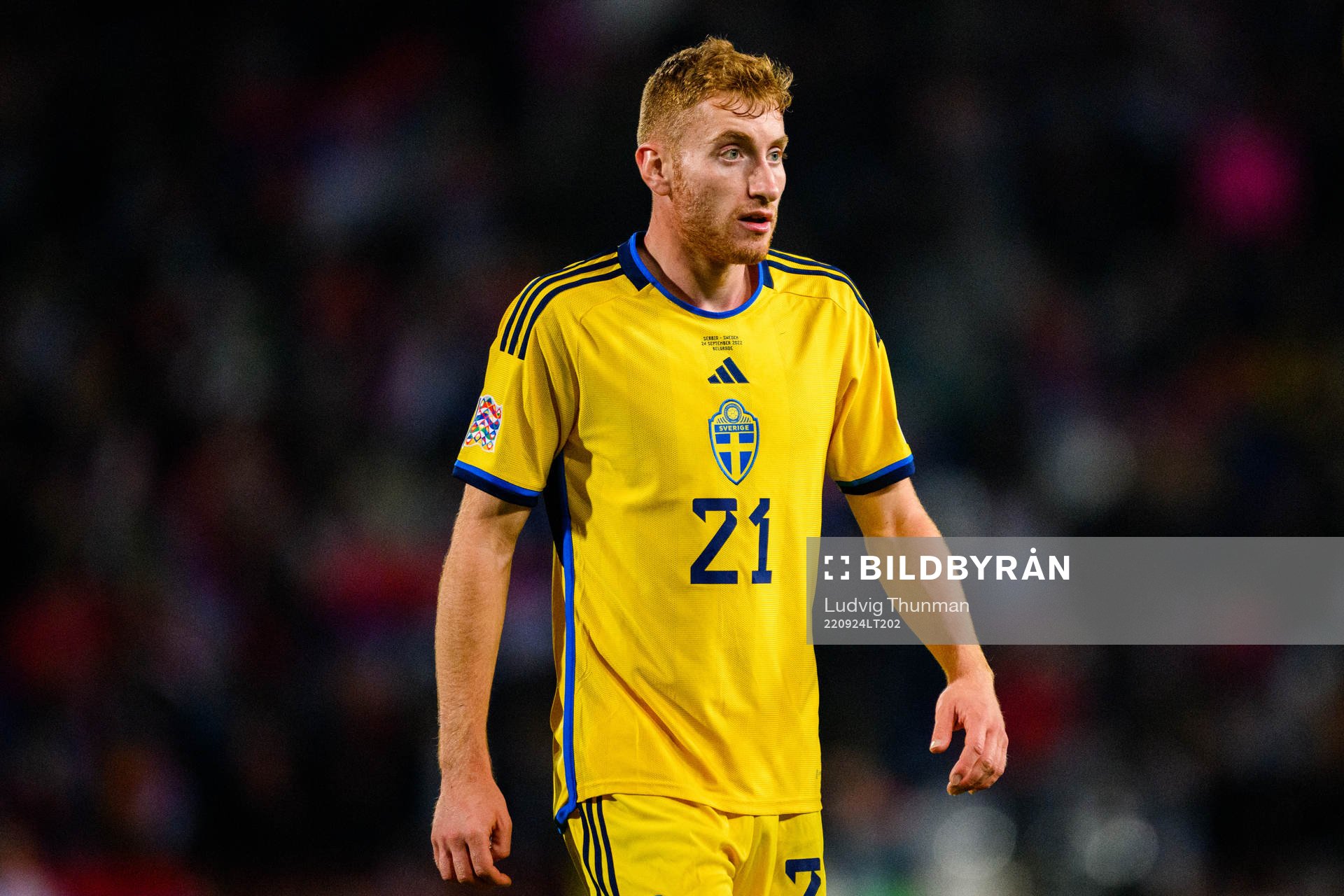 Dejan Kulusevski of Sweden