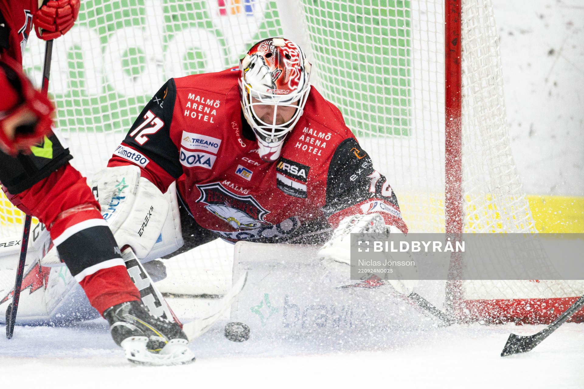 Malmö Redhawks målvakt Daniel Marmenlind
