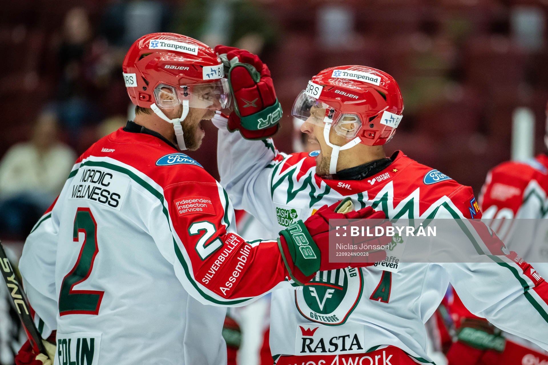 Frölundas Christian Folin och Frölundas Nicklas Lasu