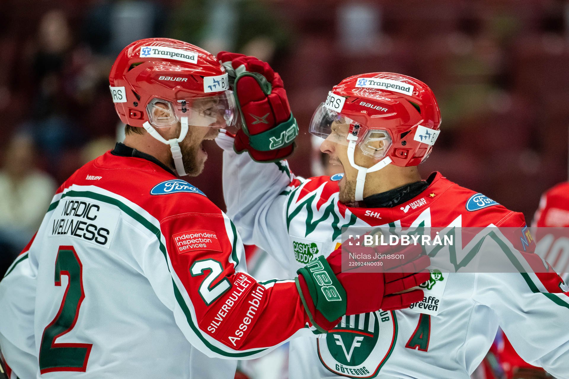 Frölundas Christian Folin och Frölundas Nicklas Lasu