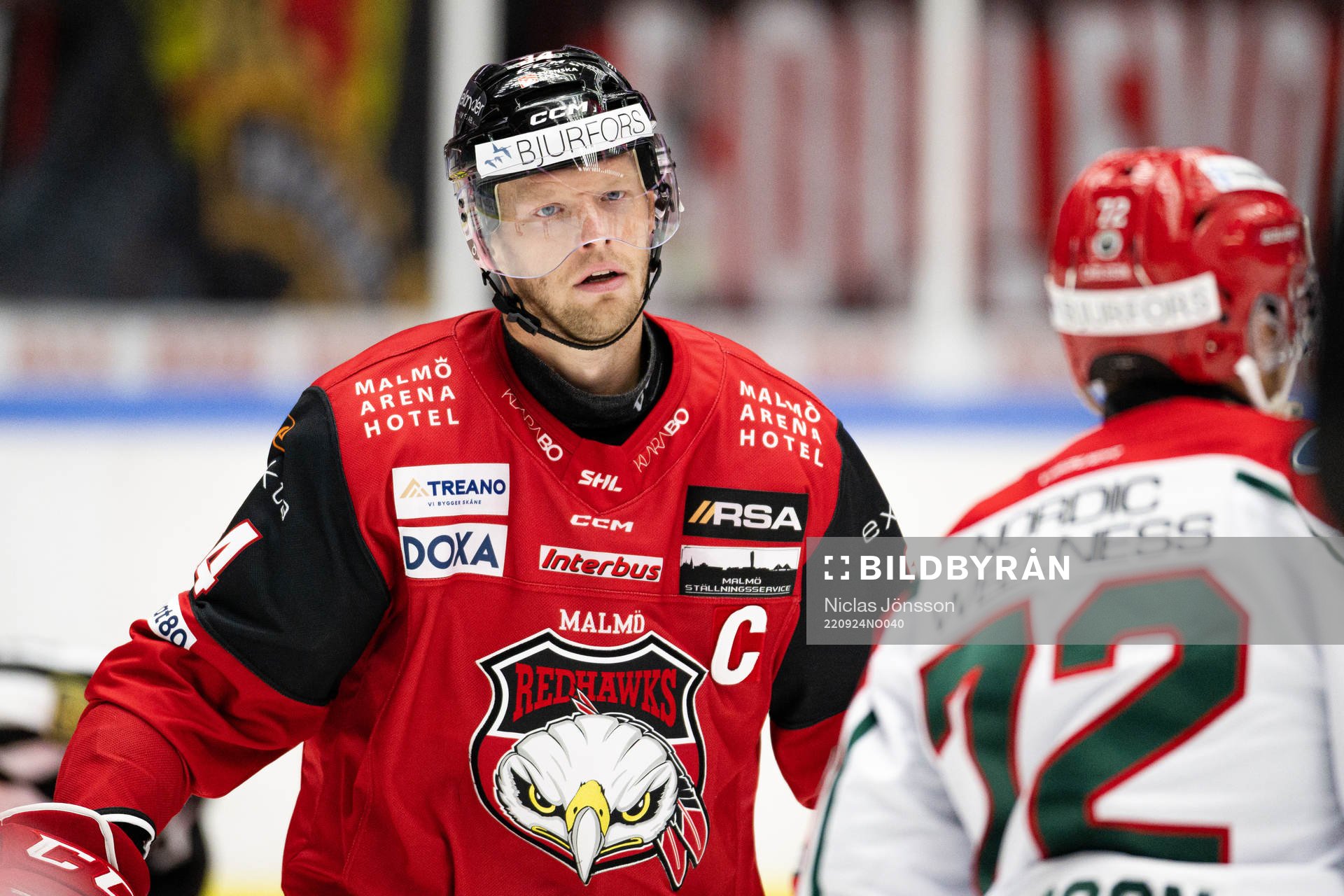Malmö Redhawks Carl Söderberg deppar