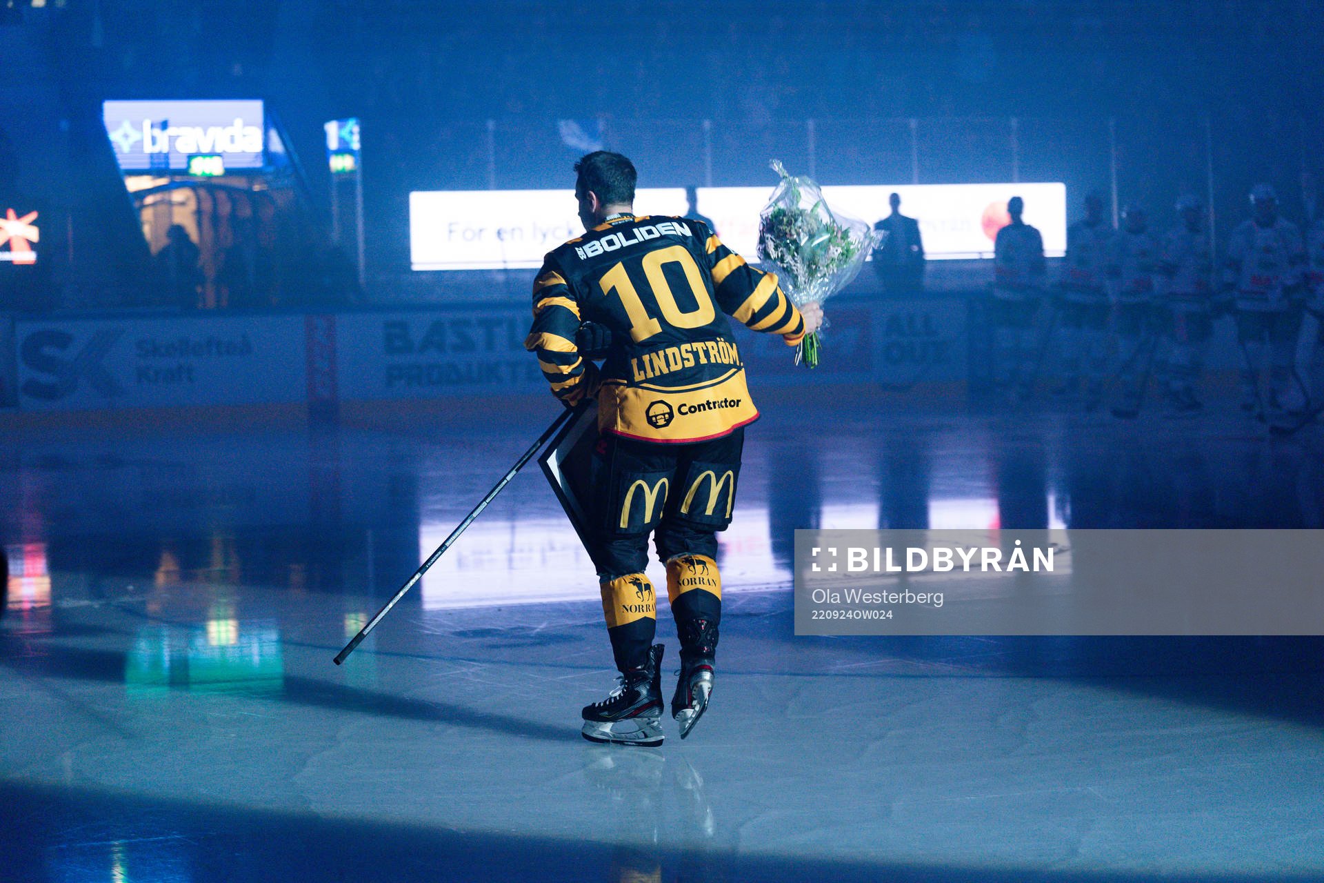 Skellefteås Joakim Lindström får blommor för mest