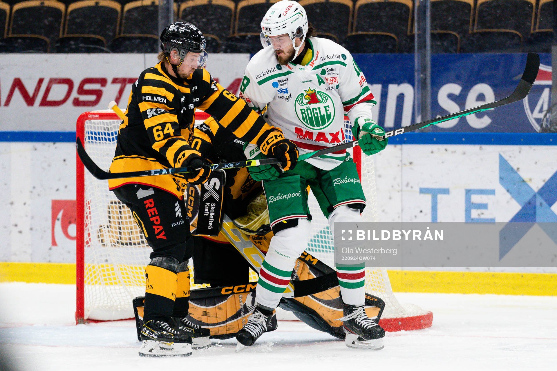 Skellefteås Jonathan Pudas och Rögles Dennis Everberg