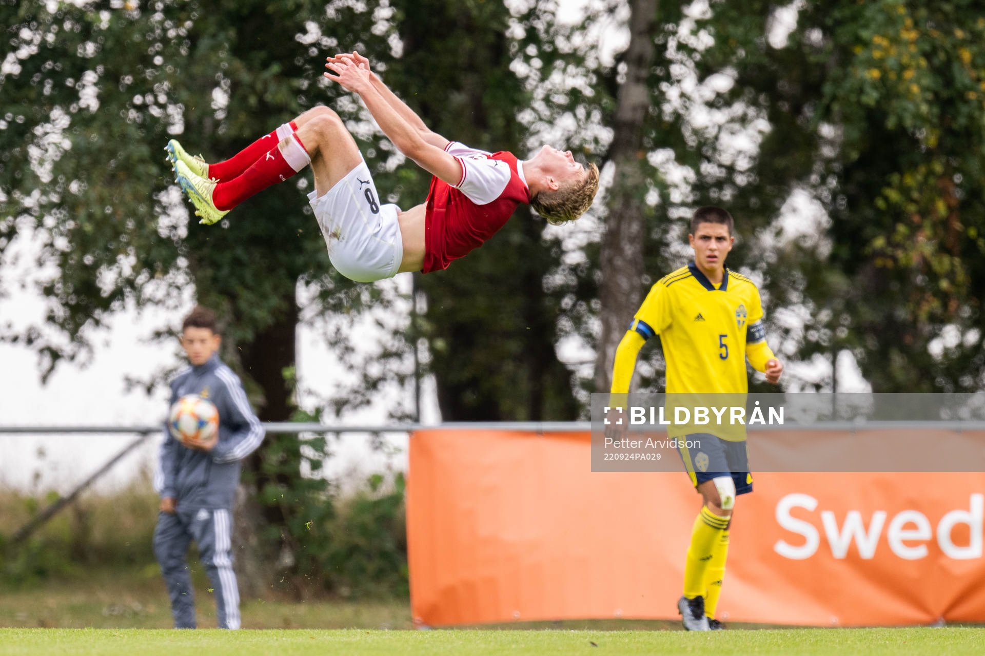 Benedict Scharner of Austria celebrates