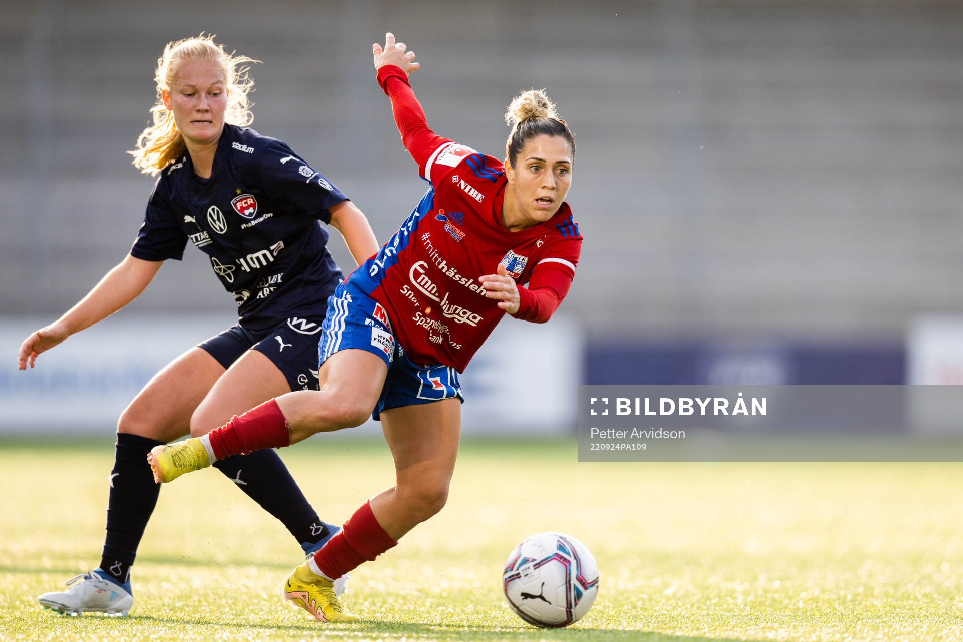 FC Rosengårds Sofie Bruun Bredgaard och Vittsjös Katrina