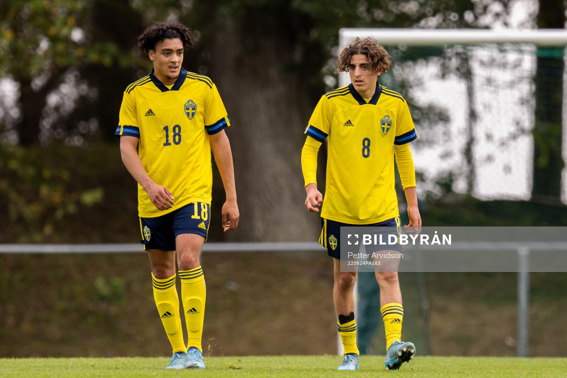 Gideon Granström and Taha Ayari of Sweden