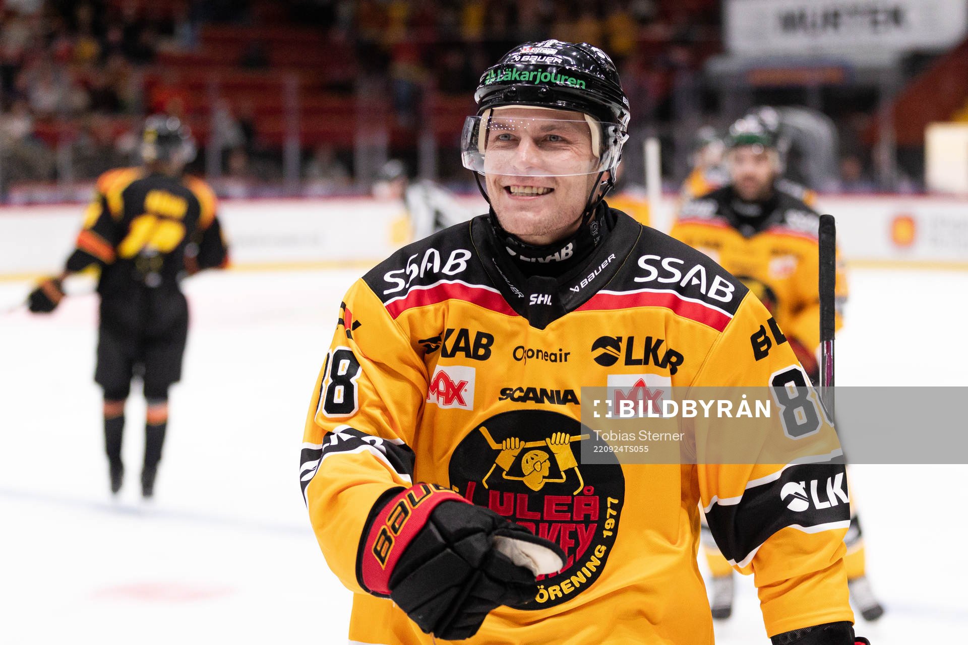 Luleås Joonas Rask jublar