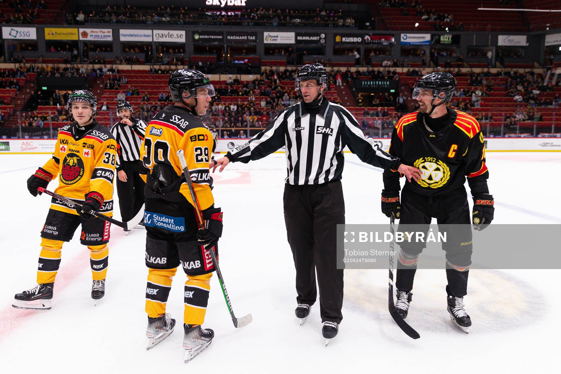 Luleås Erik Gustafsson och Brynäs Anton Rödin