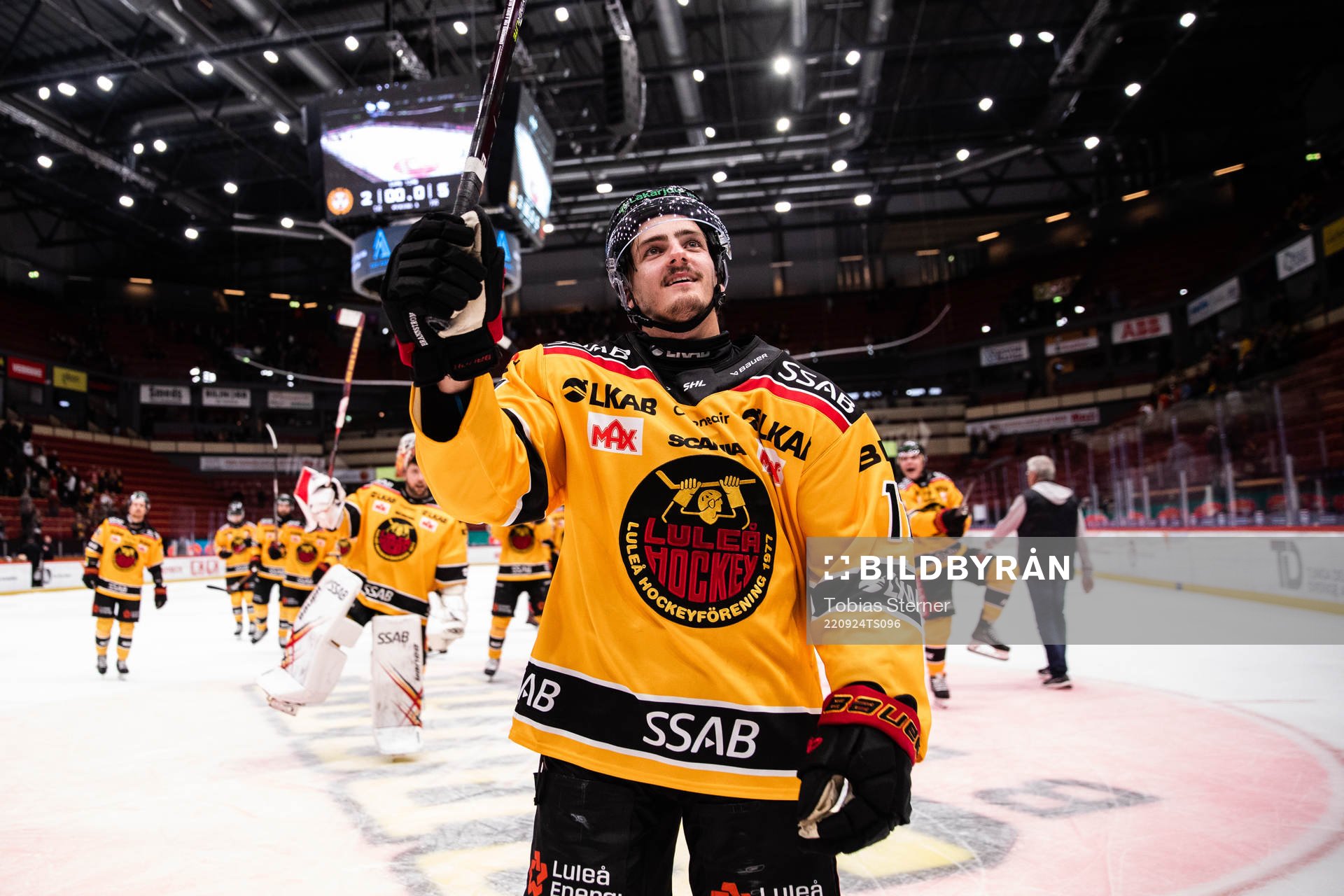 Luleås Isac Brännström jublar