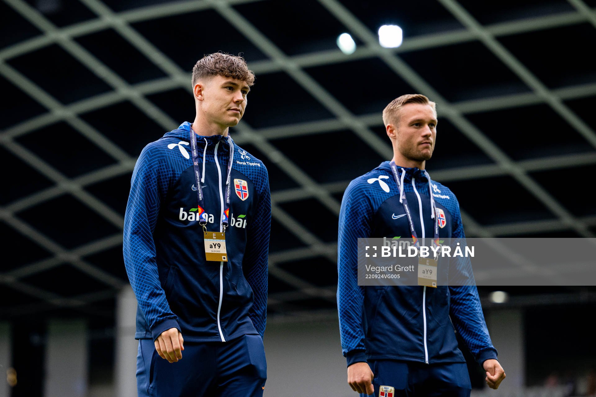 Jørgen Strand Larsen and Stian Gregersen of Norway