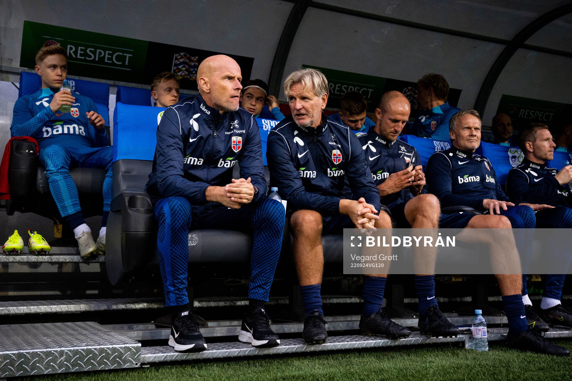 Ståle Solbakken, head coach, Kent Bergersen, assistant