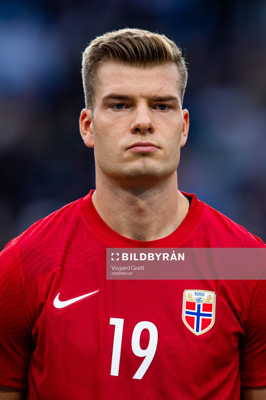 Alexander Sørloth of Norway