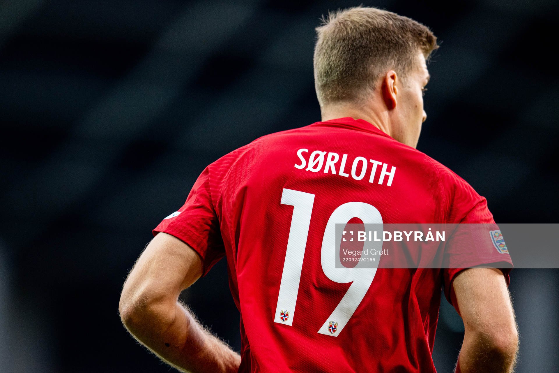 Alexander Sørloth of Norway