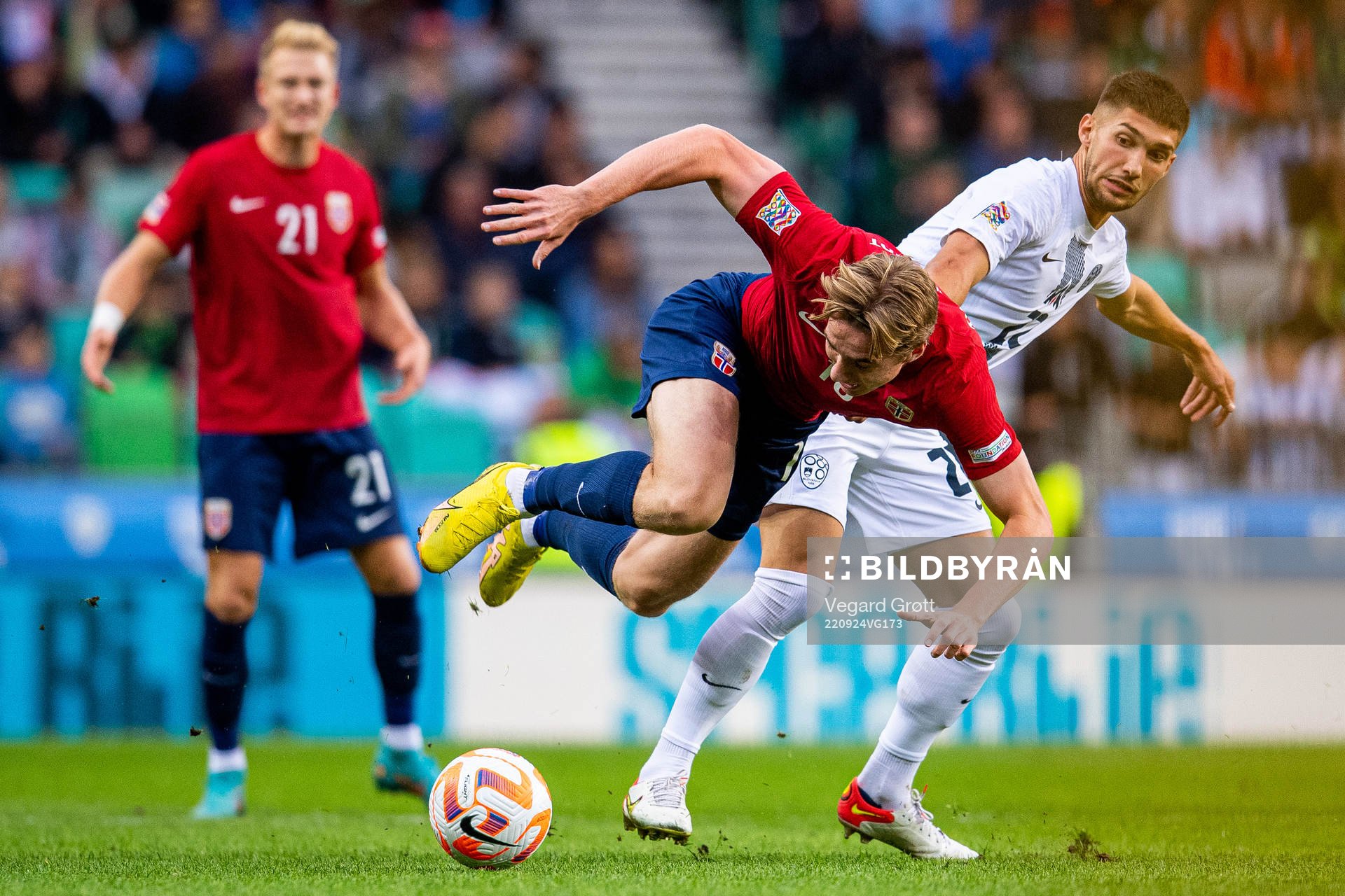 Kristian Thorstvedt of Norway and Adam Gnezda Cerin of