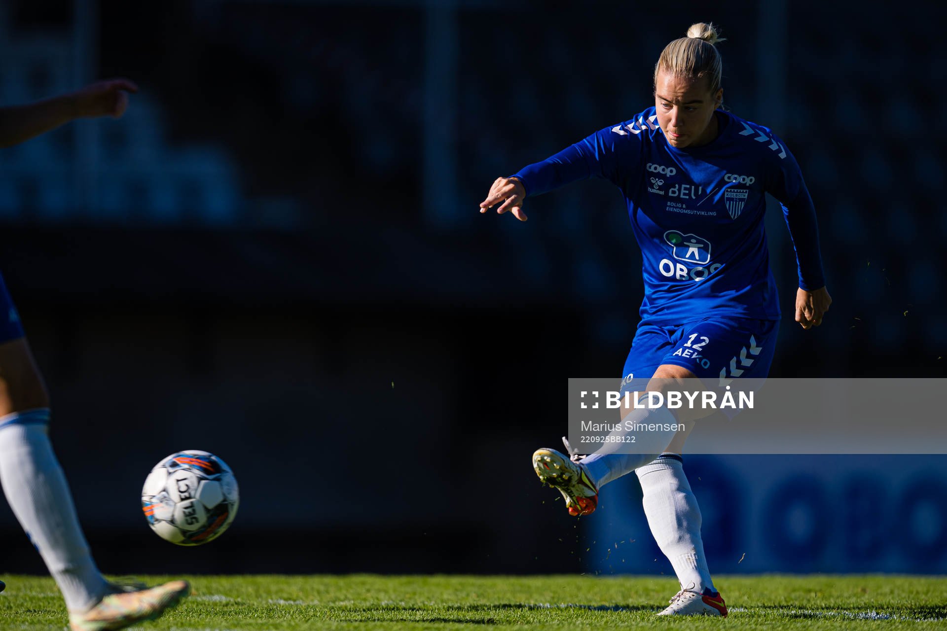 Fanny Alice Tess Lång of Kolbotn warms up