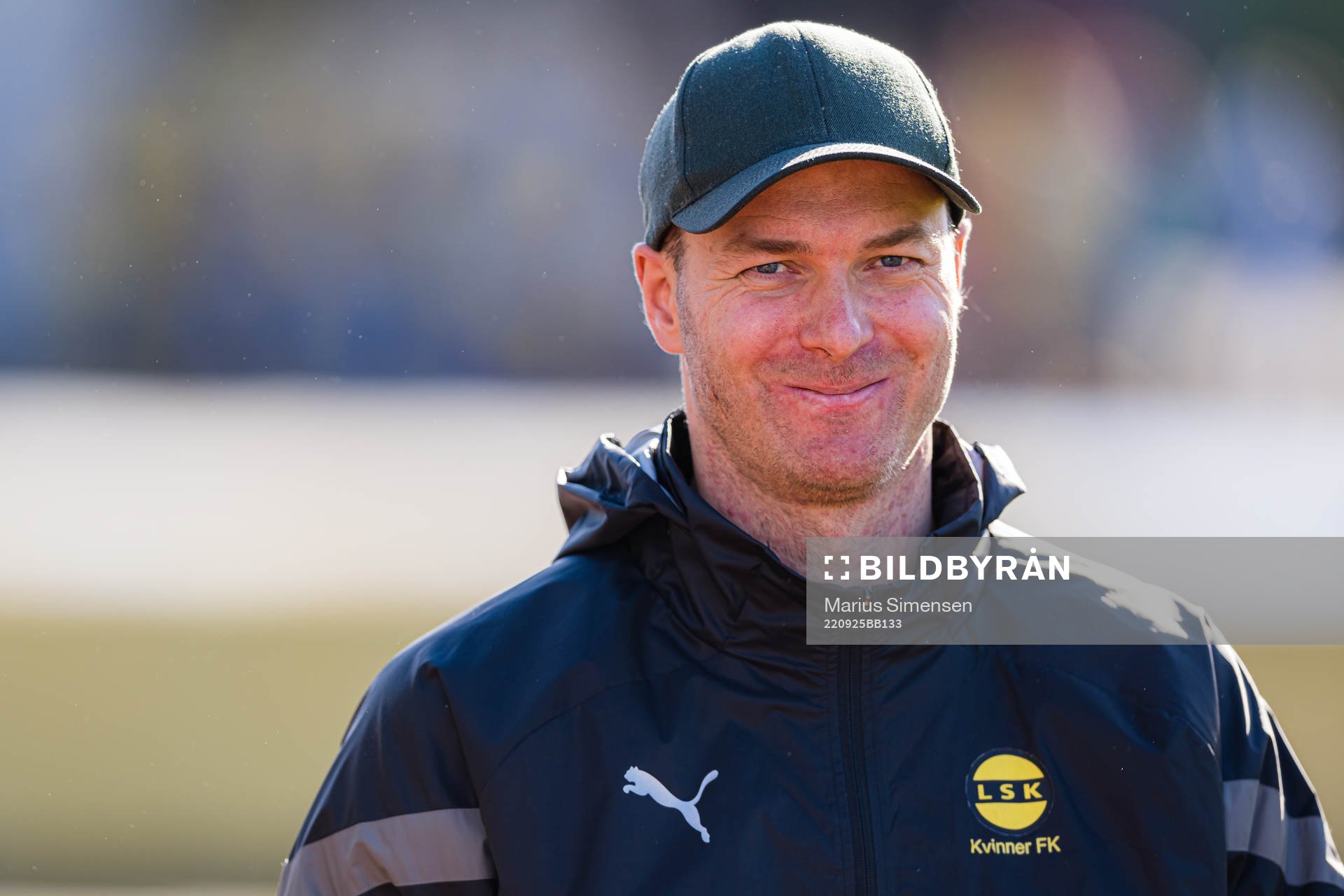 Knut Slatleim, head coach of LSK Kvinner, ahead of the Toppserien football match between Kolbotn and LSK Kvinner on September 25, 2022 in Oslo.