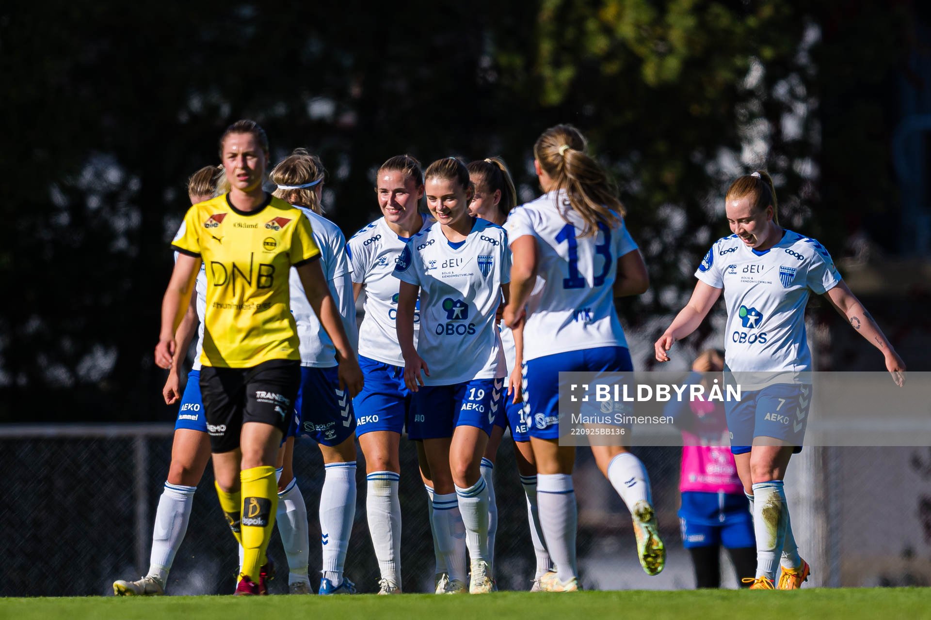 Tonje Pedersen of Kolbotn celebrates