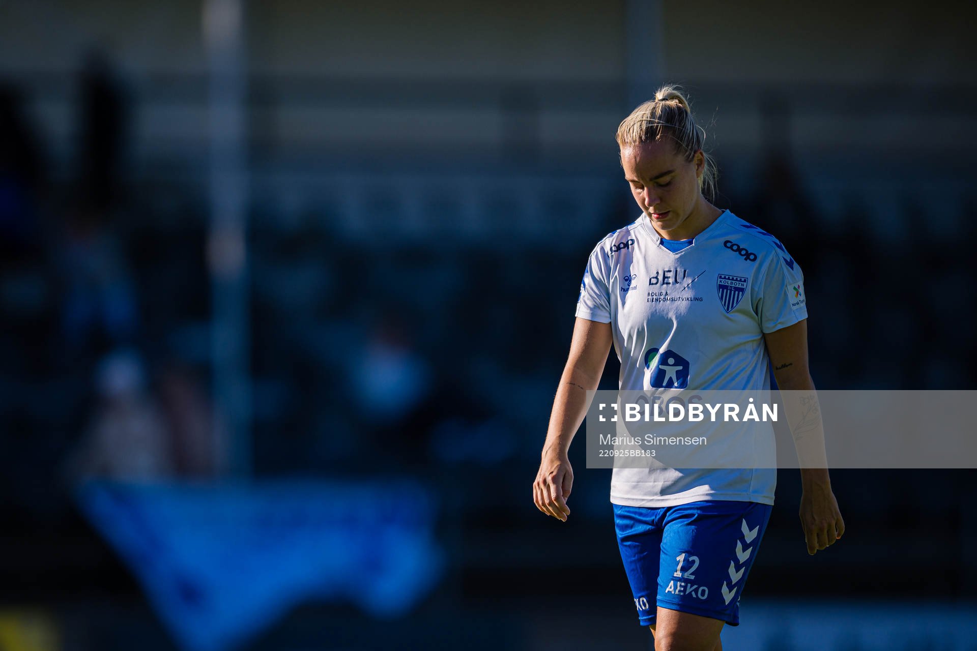 Fanny Alice Tess Lång of Kolbotn looks dejected