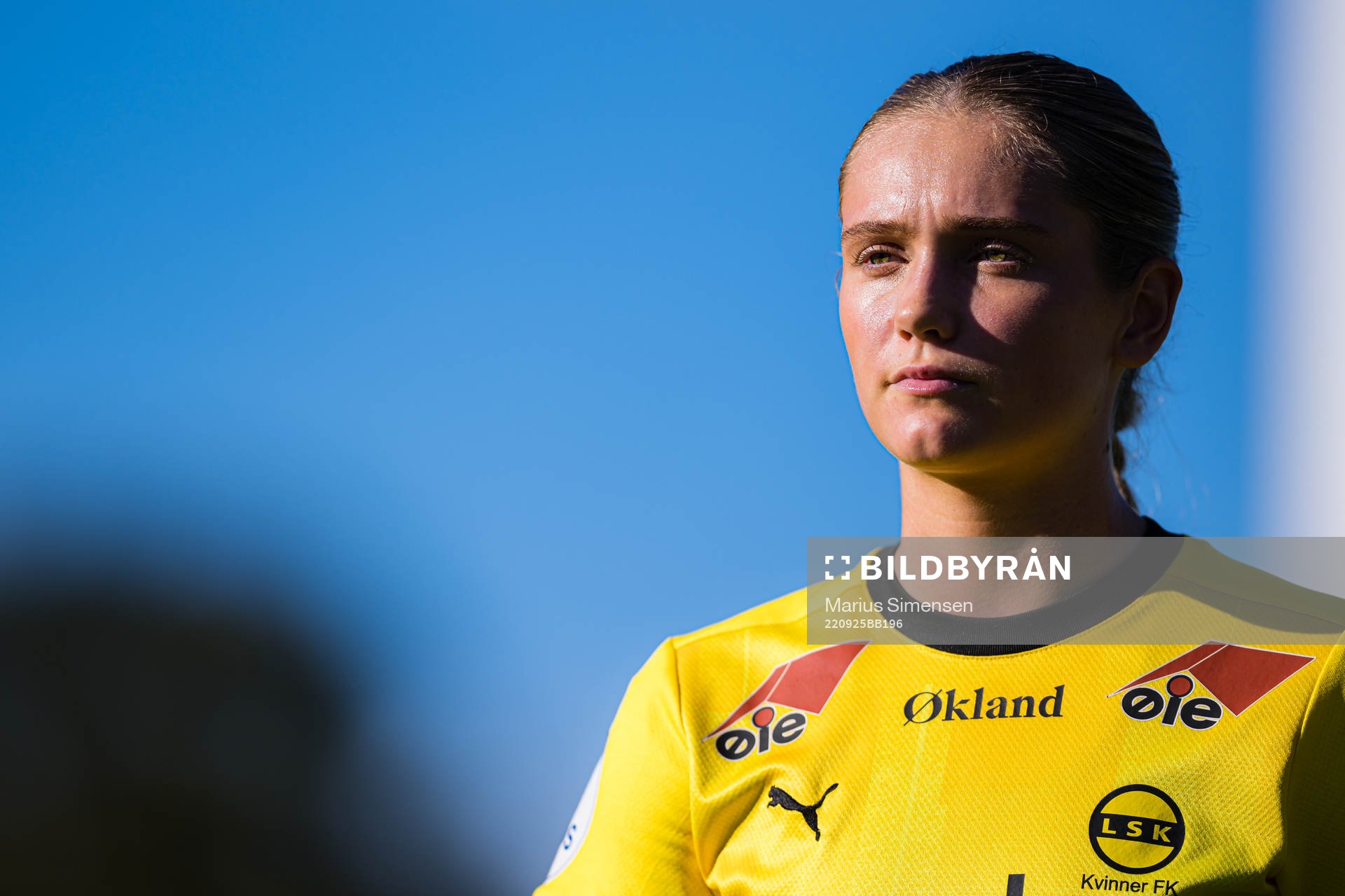 Irene Dirdal of LSK Kvinner during the Toppserien football match between Kolbotn and LSK Kvinner on September 25, 2022 in Oslo.
