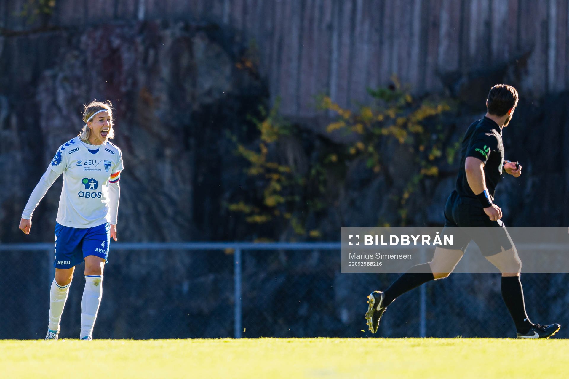 Lena Soleng Hansen of Kolbotn reacts