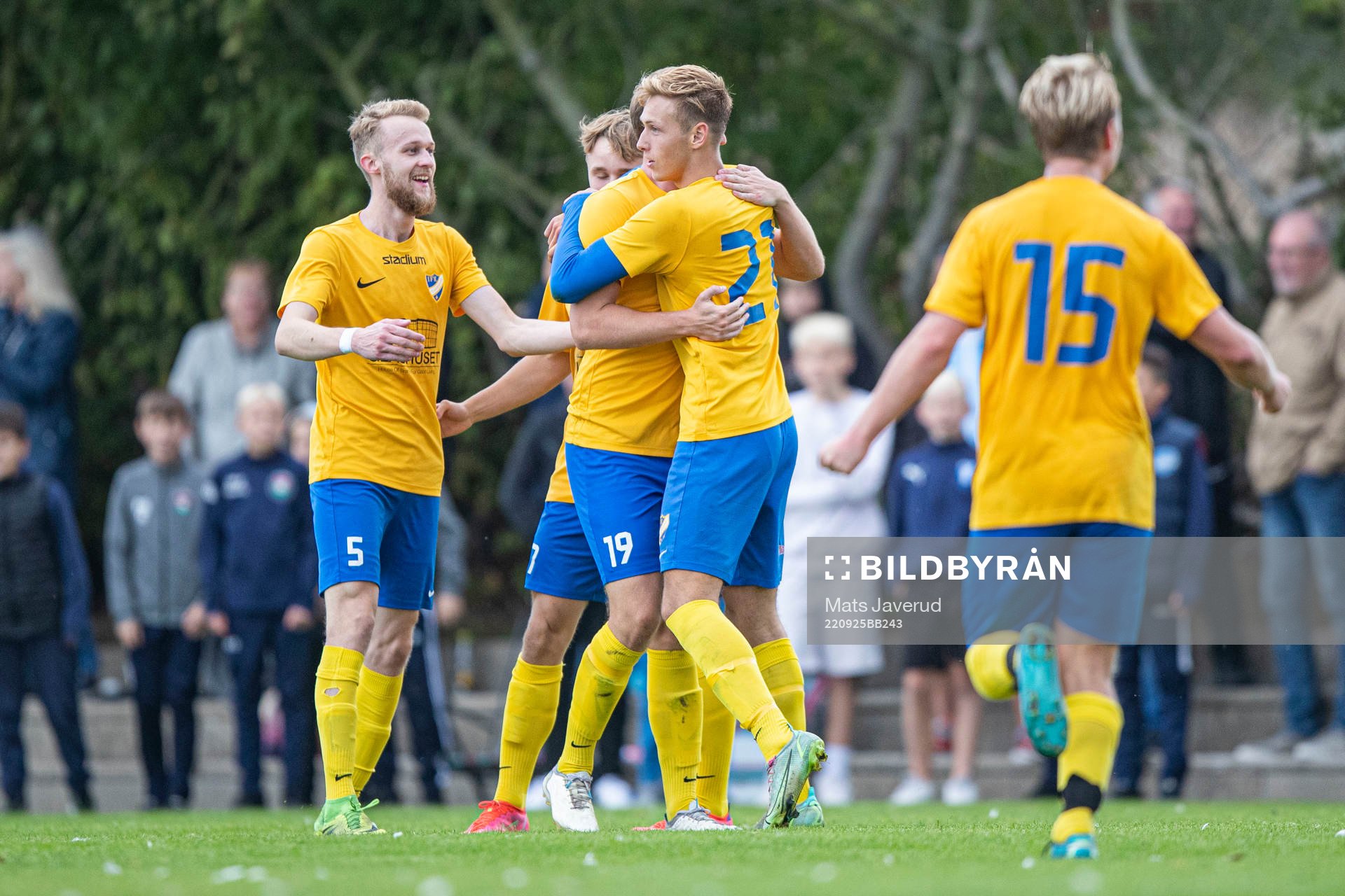 Klagshamns Jesper Bengtsson jublar