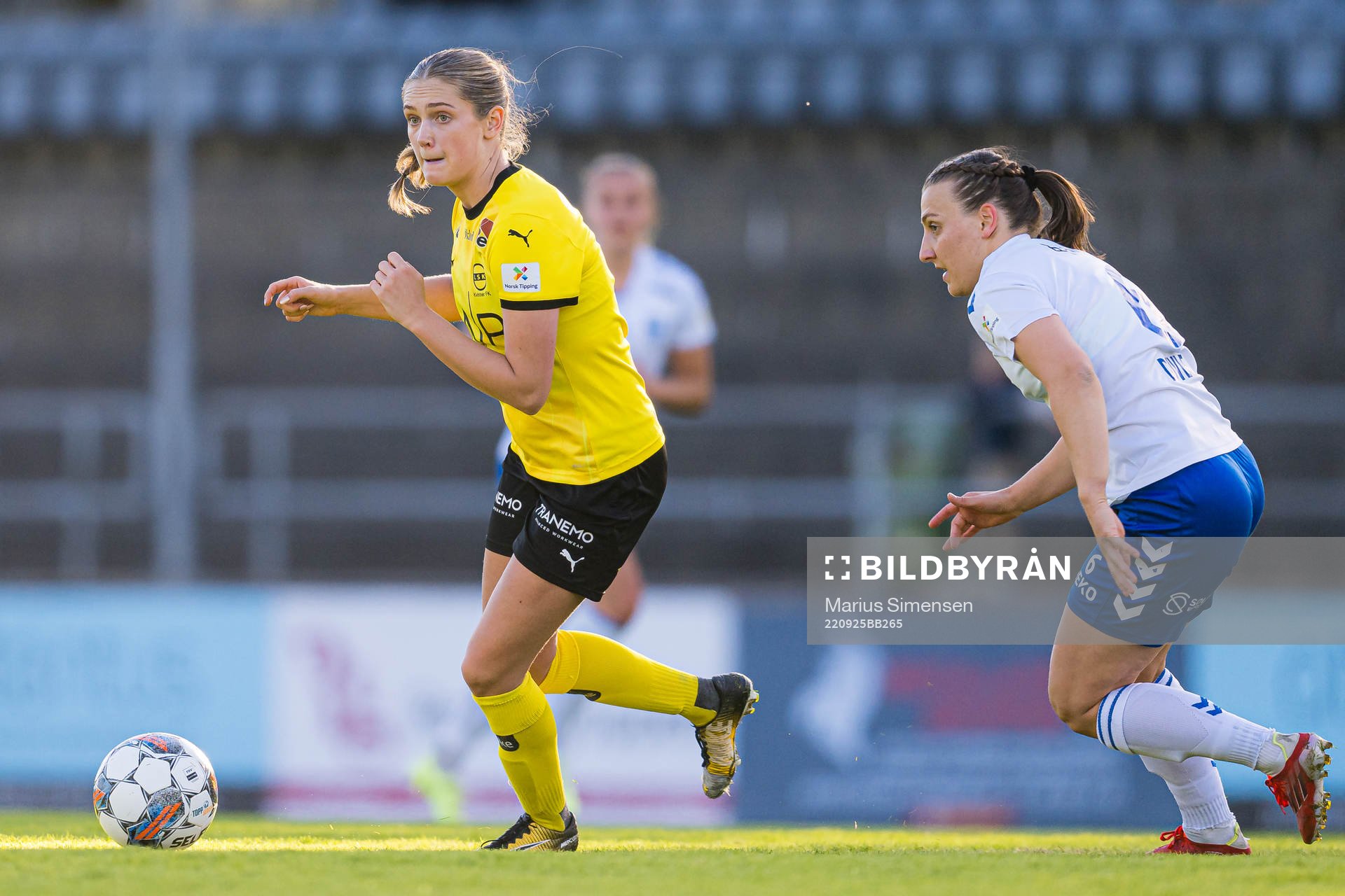 Irene Dirdal of LSK Kvinner during the Toppserien football match between Kolbotn and LSK Kvinner on September 25, 2022 in Oslo.