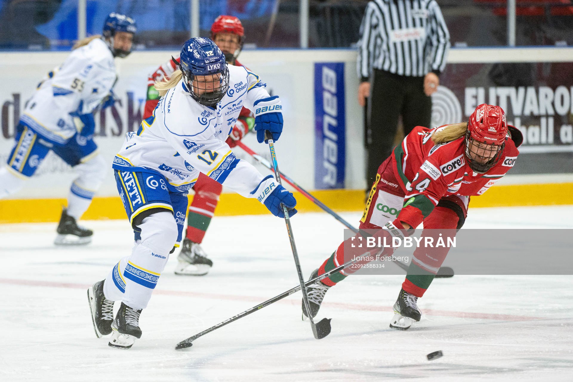 Leksands Emelie Berlin och Modos Ebba Hedqvist