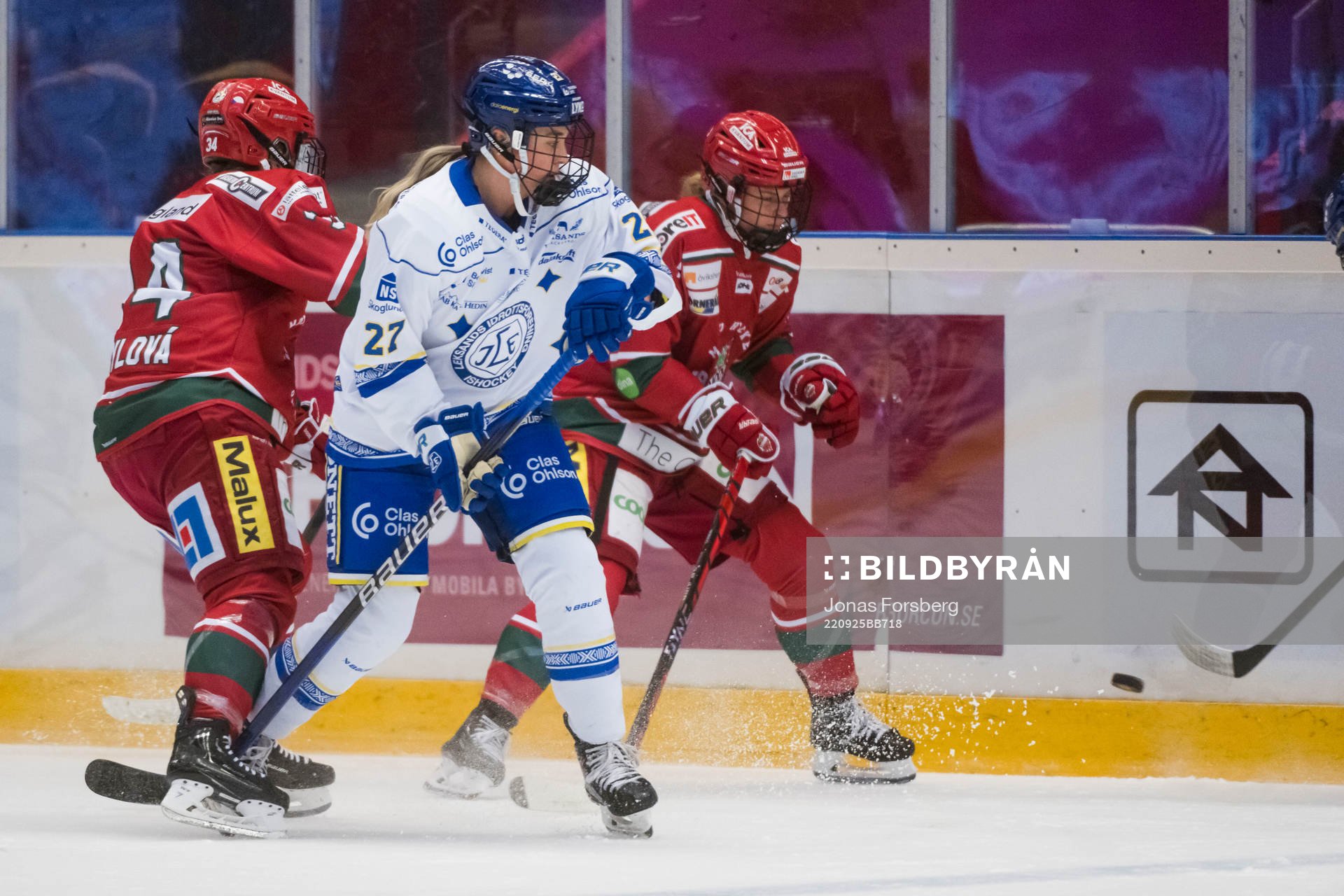 Leksands Victoria Klimek i en kamp mot Modos Vendula