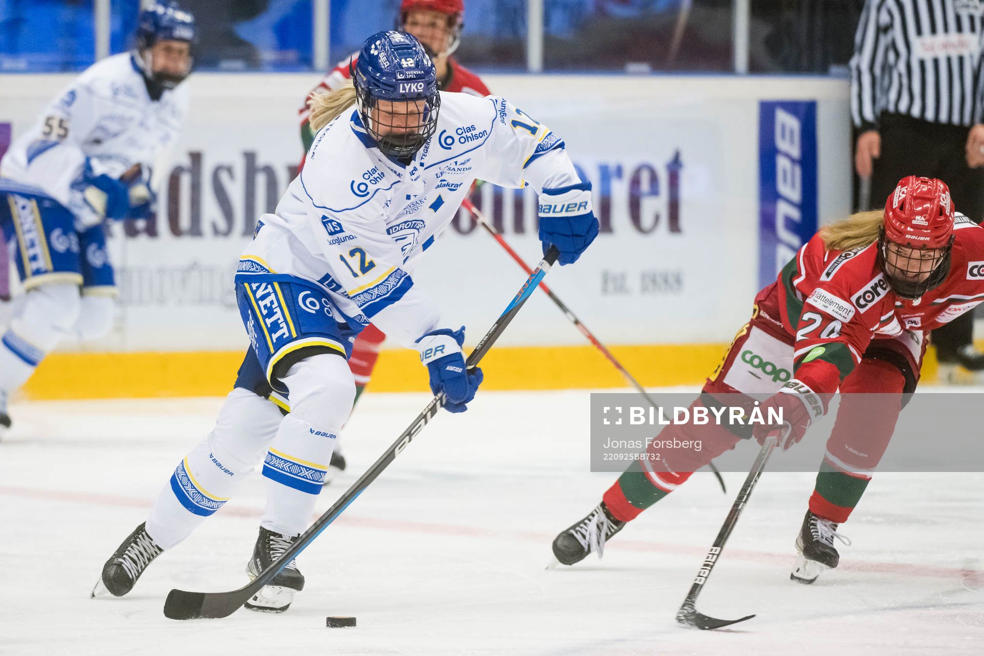Leksands Emelie Berlin mot Modos Ebba Hedqvist