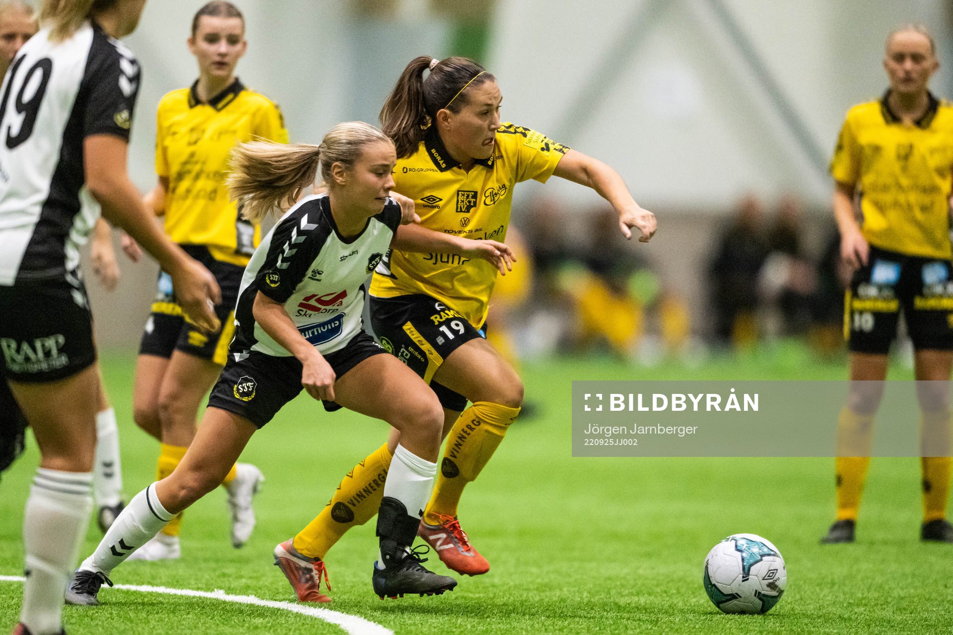 Skultorps Ebba Kindbom och Elfsborgs Johanna Kalinski