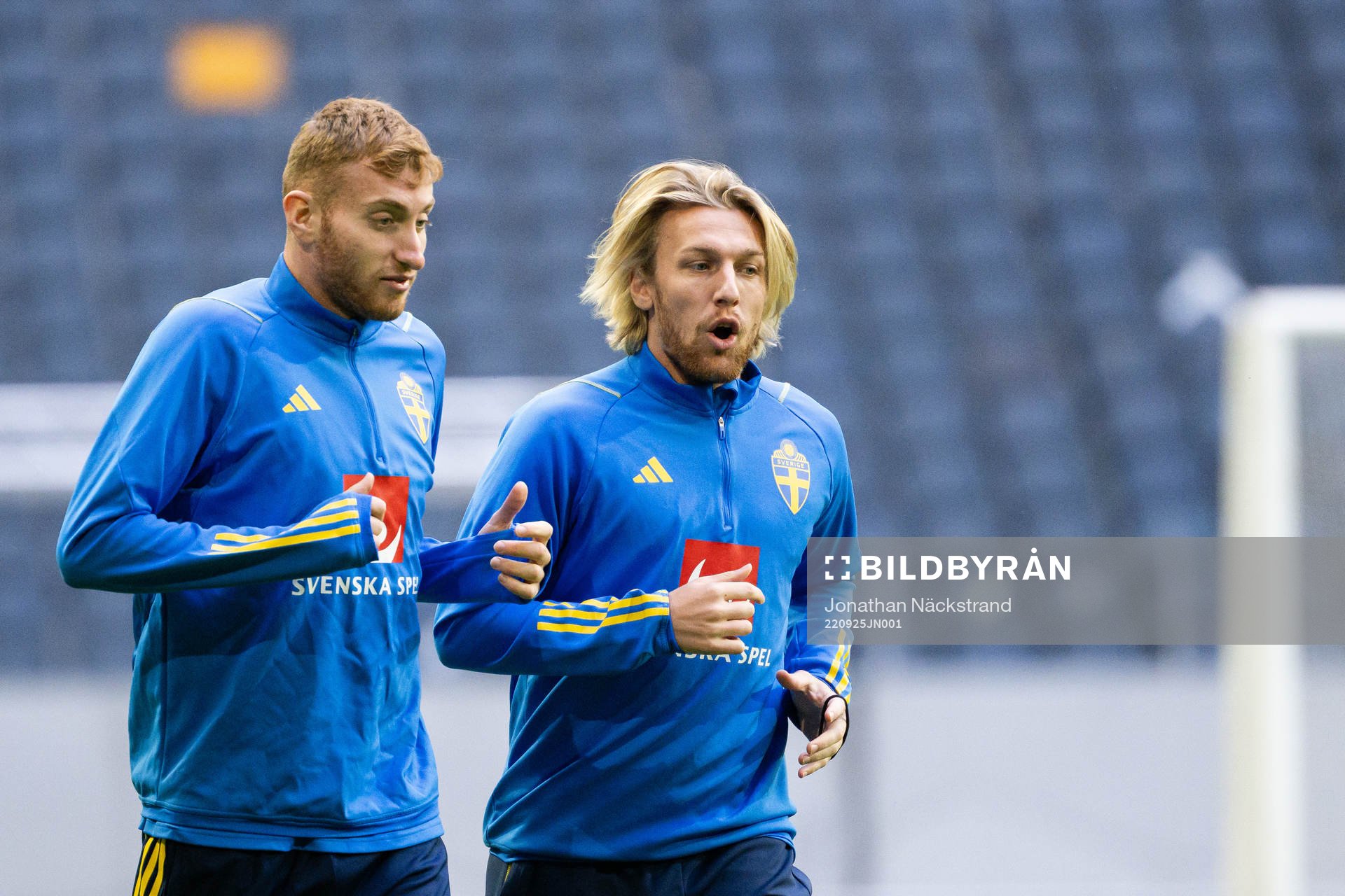 Dejan Kulusevski and Emil Forsberg
