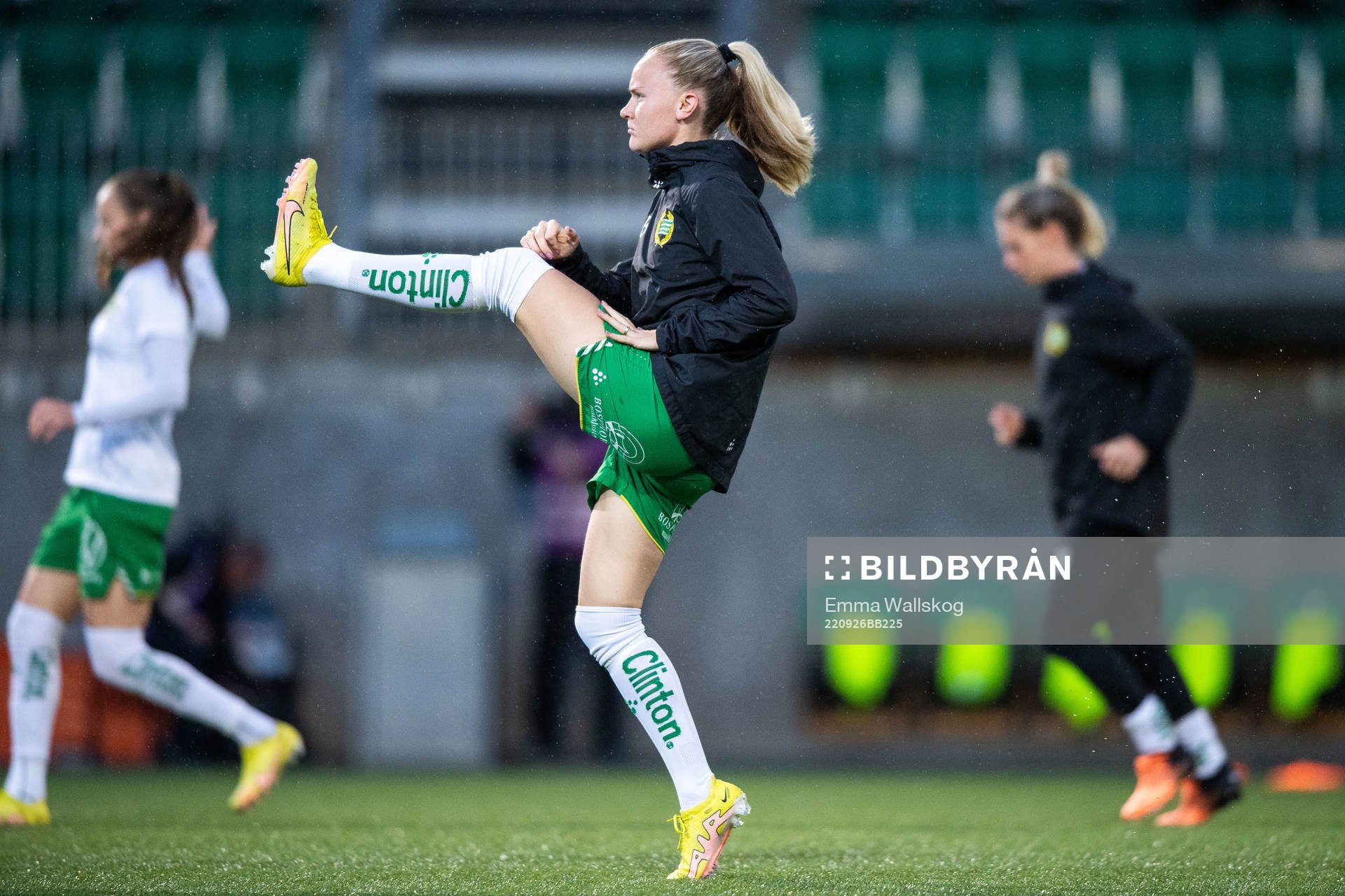 Hammarbys Matilda Vinberg inför fotbollsmatchen i Damallsvenskan mellan Hammarby och Linköping den 26 september 2022 i Stockholm. 