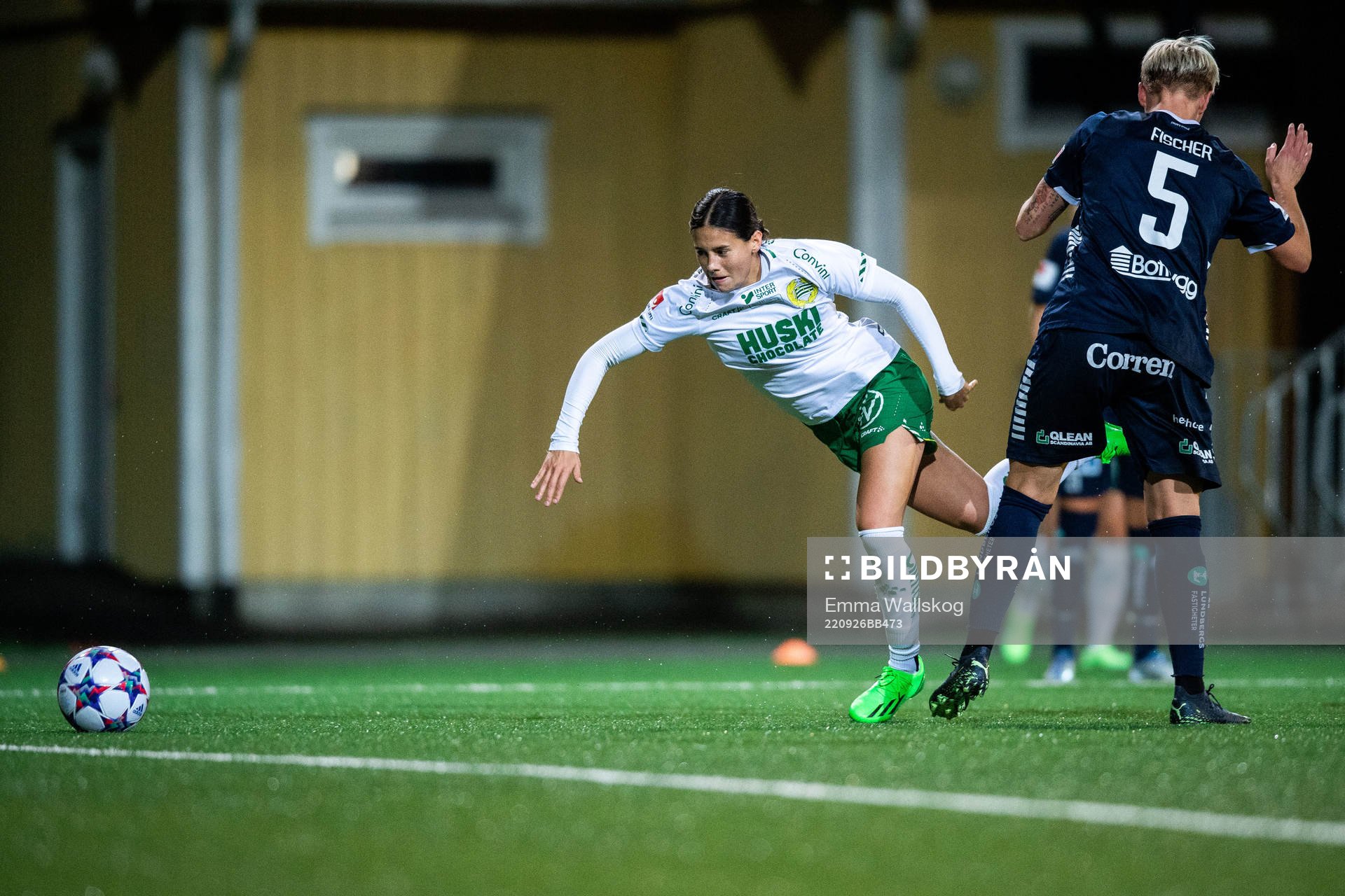Hammarbys Kyra Cooney-Cross och Linköpings Nilla Fischer