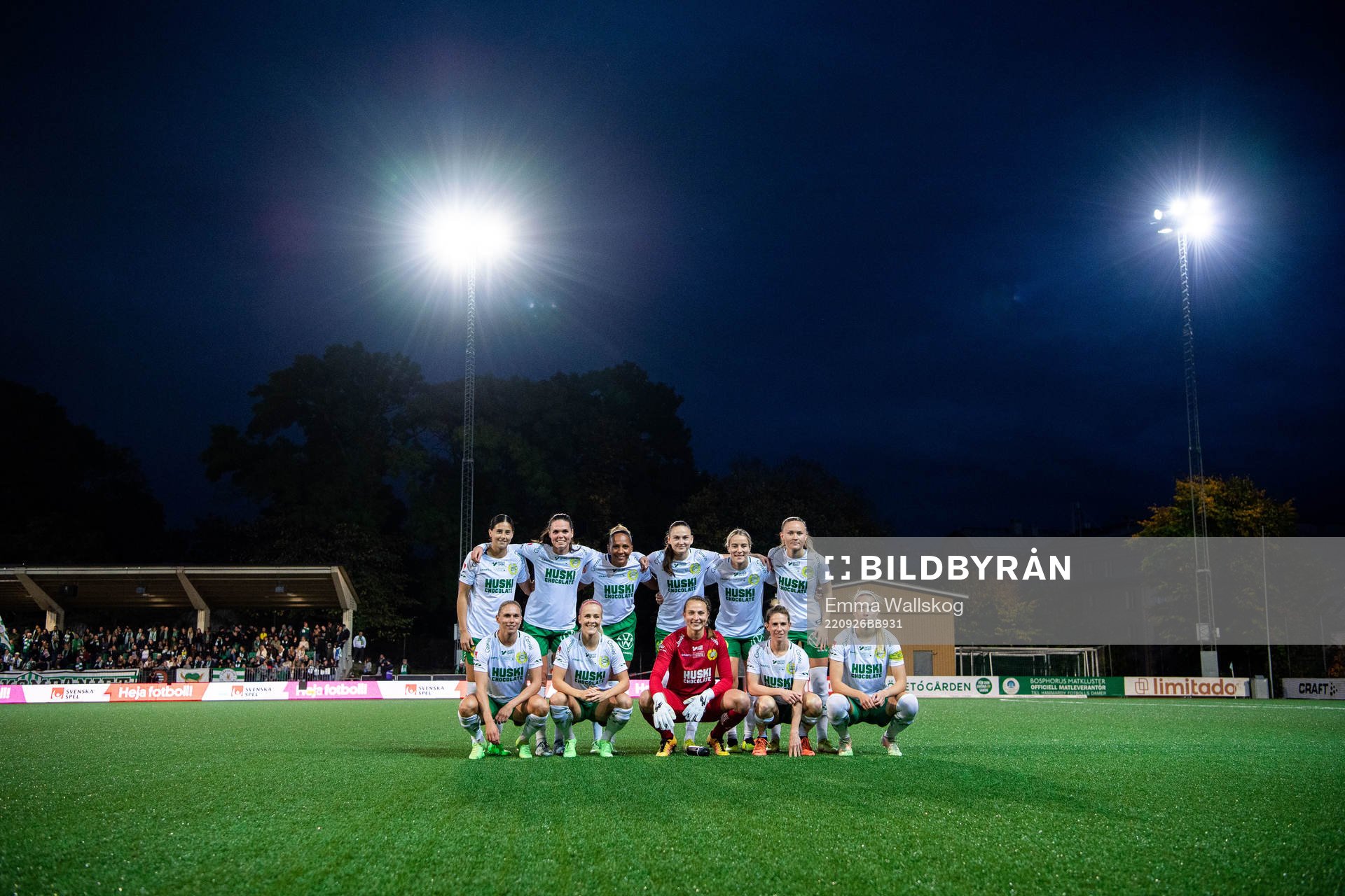 Hammarbys Kyra Cooney-Cross, Simone Boye Sørensen, Madelen