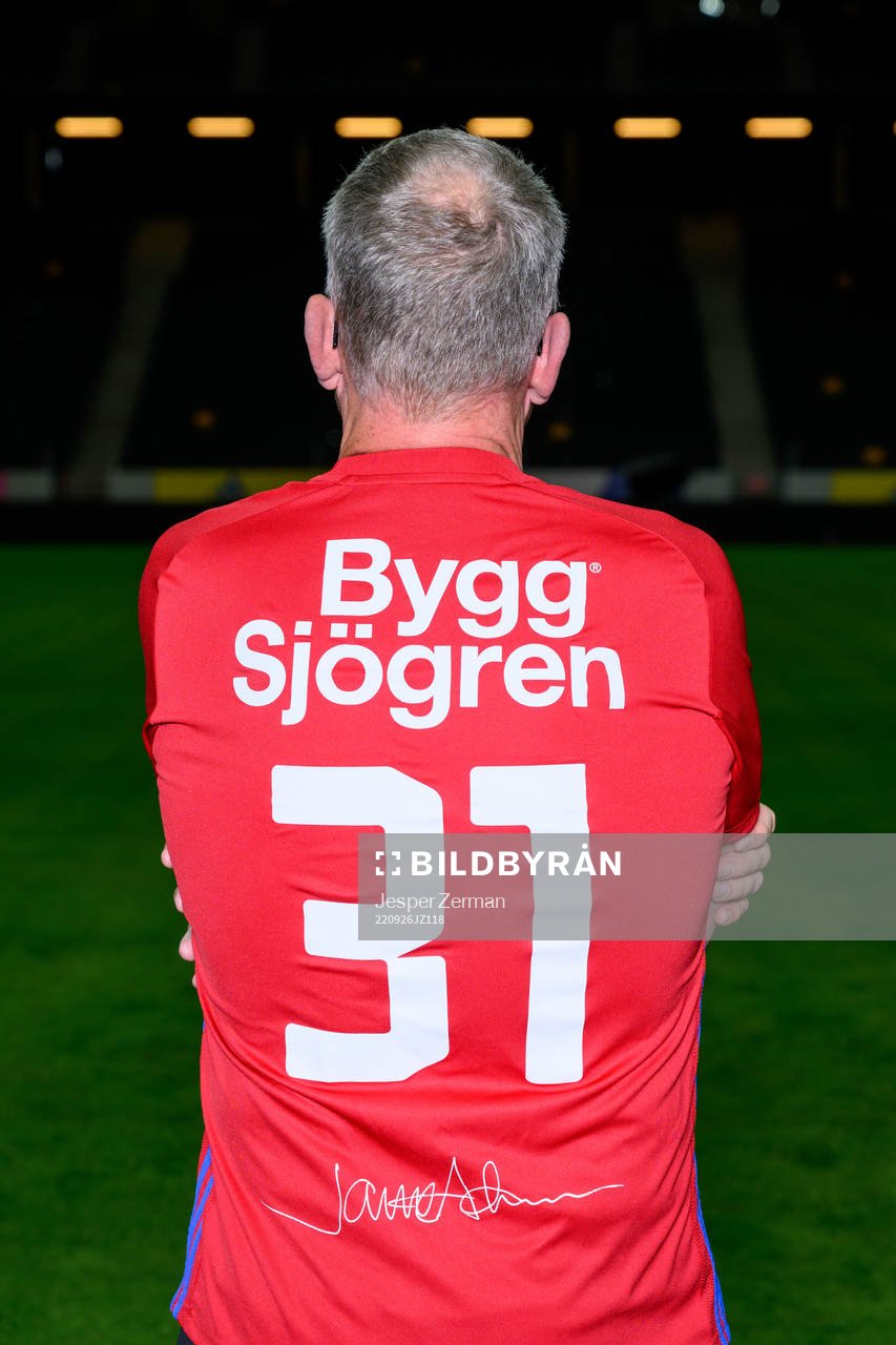 Head coach Janne Andersson poses for a portrait with the