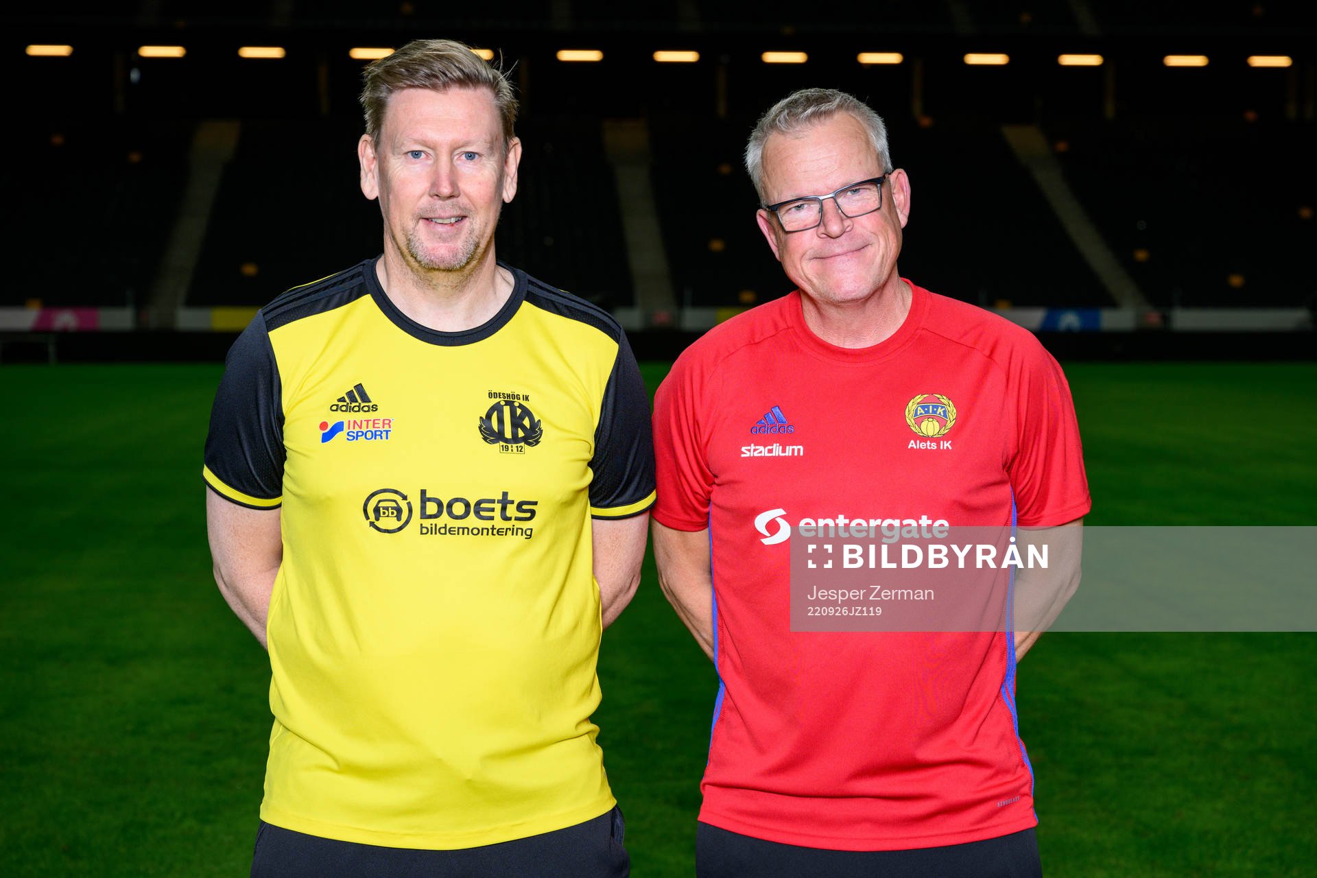 Assistant coach Peter Wettergren and Head coach Janne