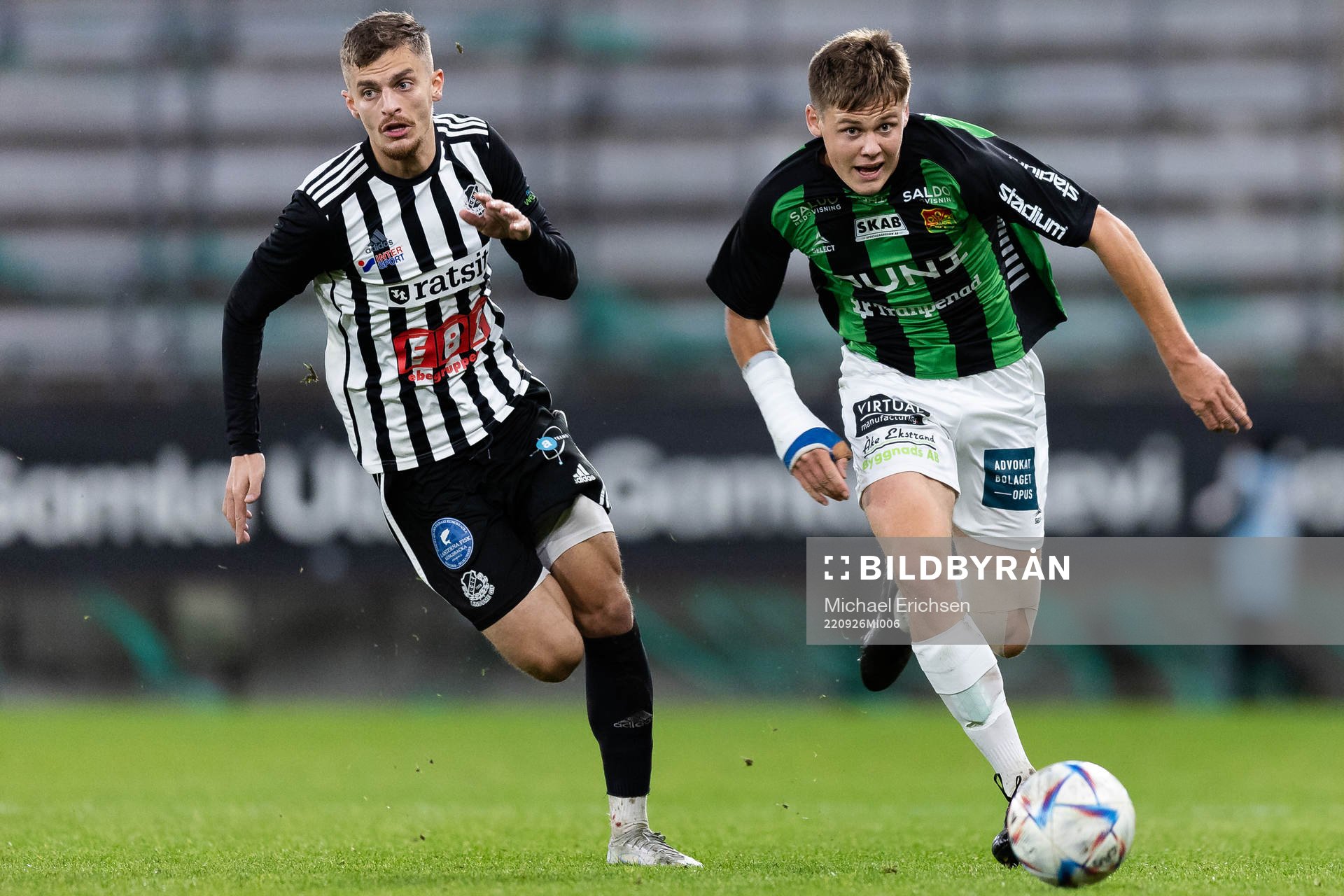 Lindomes Ahmad Aljafari och GAIS  Axel Henriksson