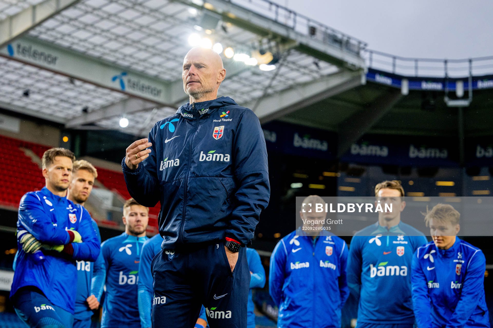 Ståle Solbakken, head coach of the Norwegian national