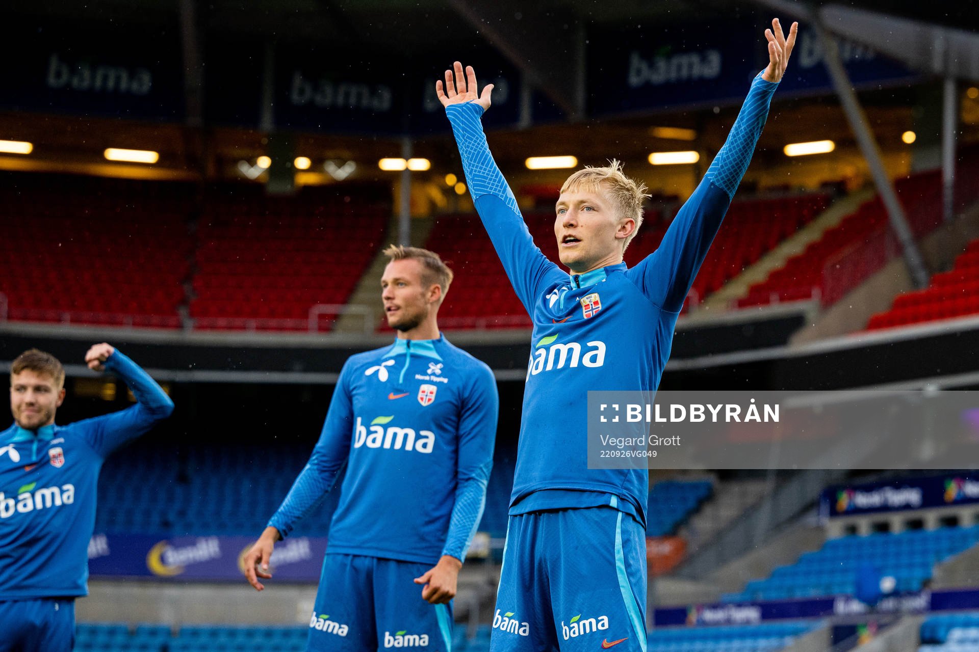 Birger Meling of the Norwegian national football team