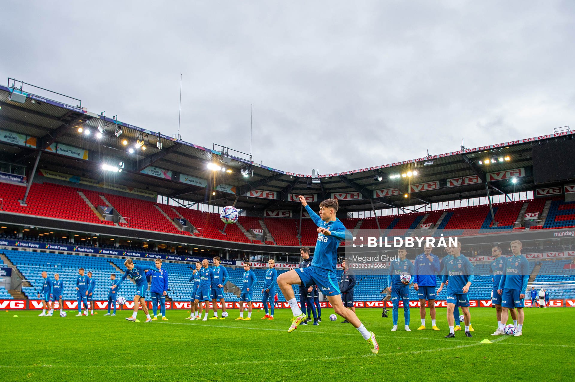 Jørgen Strand Larsen of the Norwegian national football