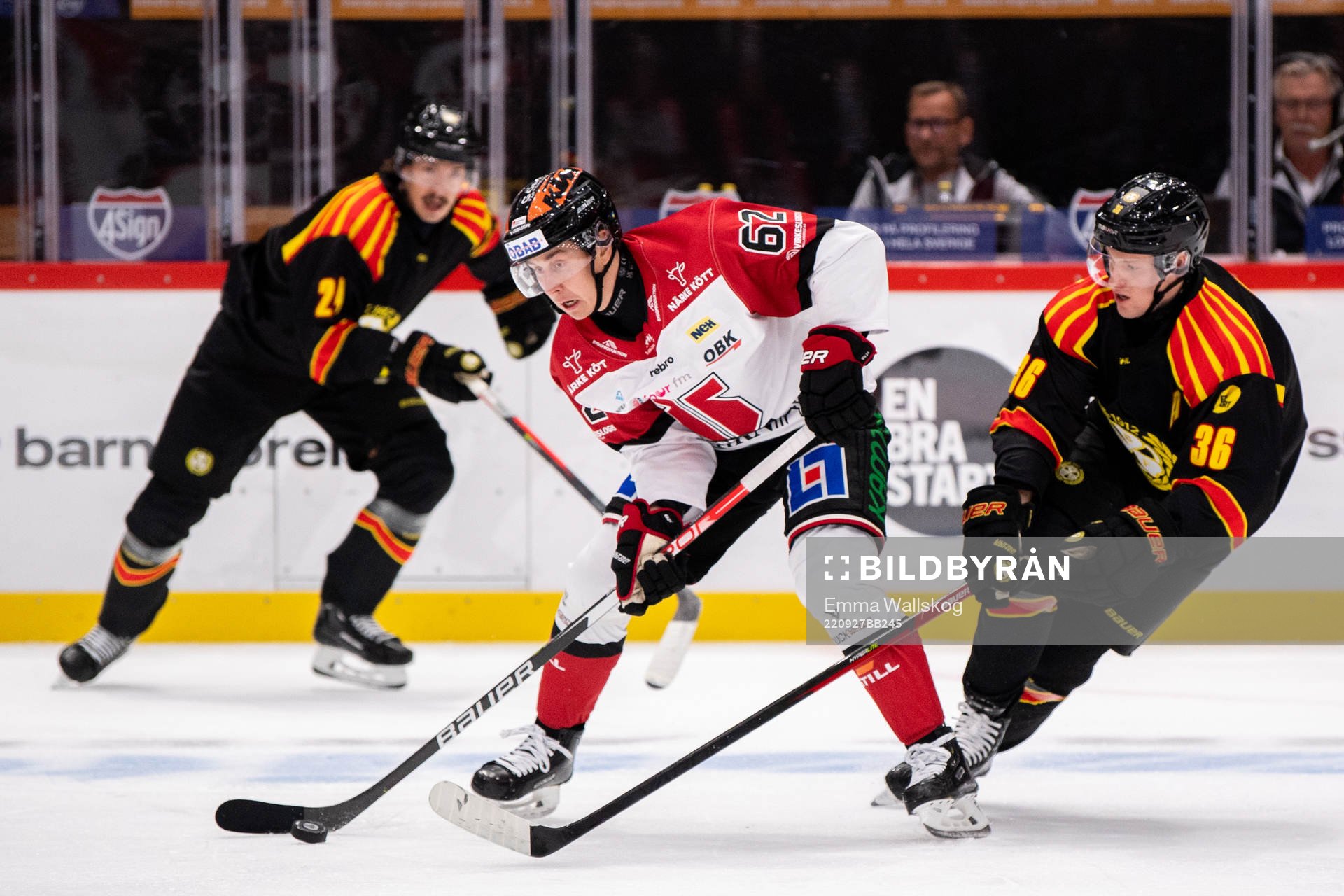Örebros Robert Leino och Brynäs Linus Ölund