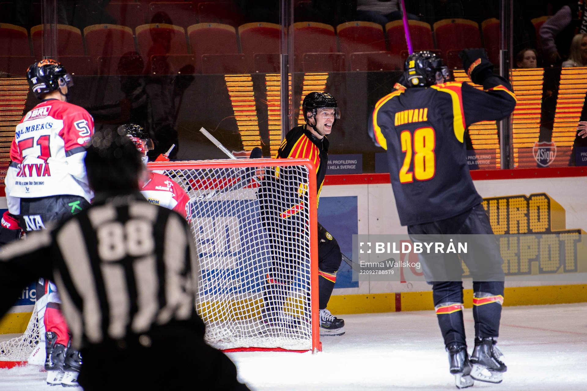 Brynäs Greg Scott jublar