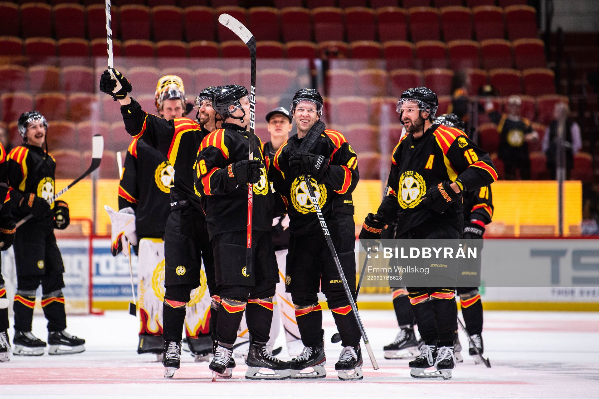 Brynäs Anton Rödin, Greg Scott, Linus Ölund och Simon
